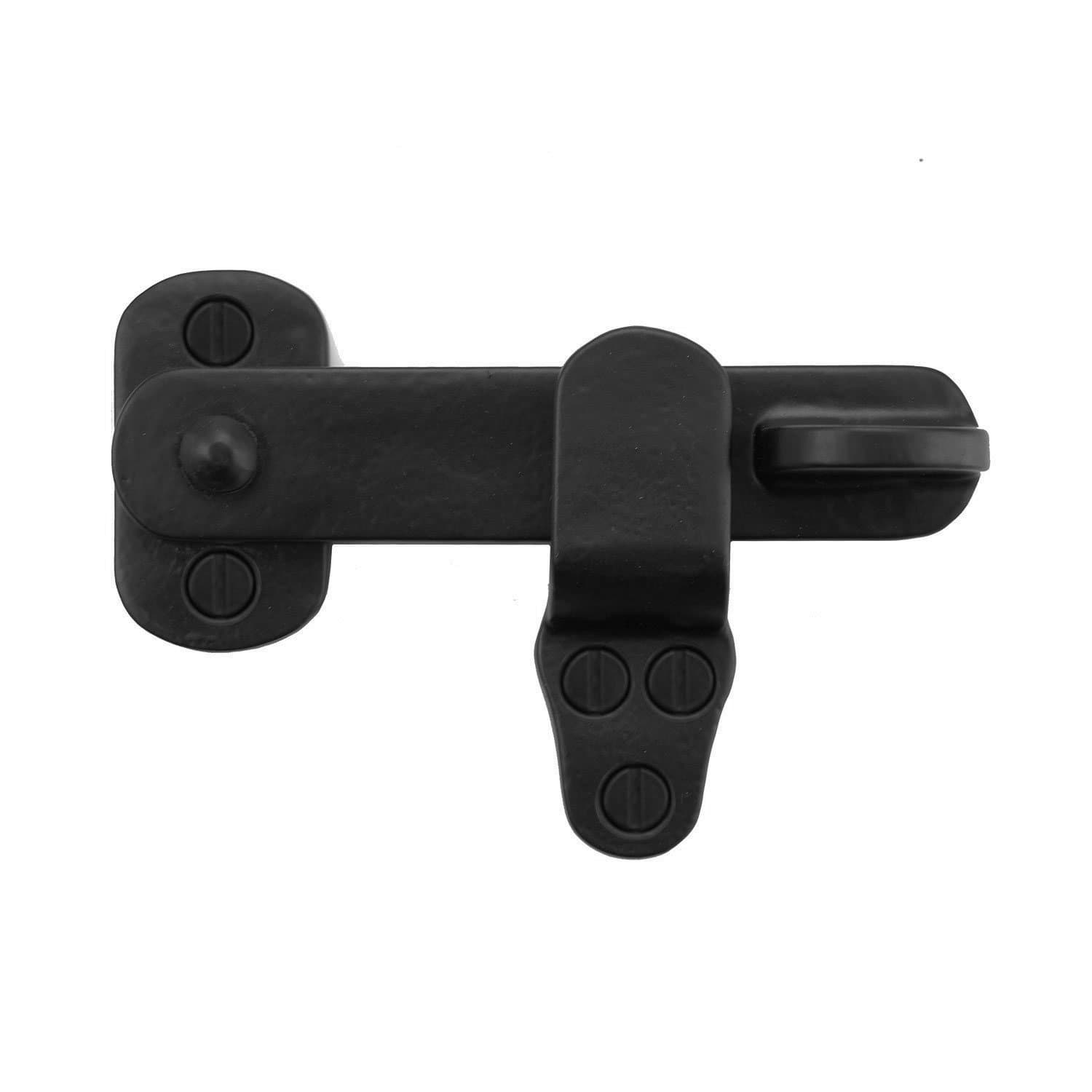 Brass Valley - 4 Black Flip Latch Cabinet Hardware - Solid Cast Brass by Iron Valley