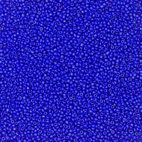 Blue Glass Seed Beads By Pound 6/0