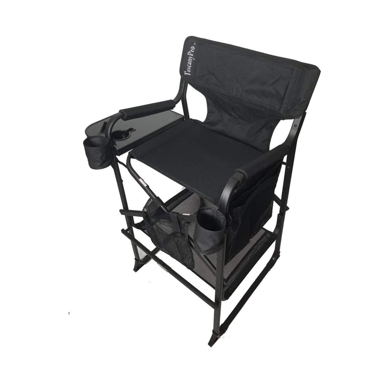 Portable Big Daddy Heavy-Duty Makeup Artist Chair - Perfect for Makeup, Salon, Events with 29 Inch Seat Height - Carry Bag Included