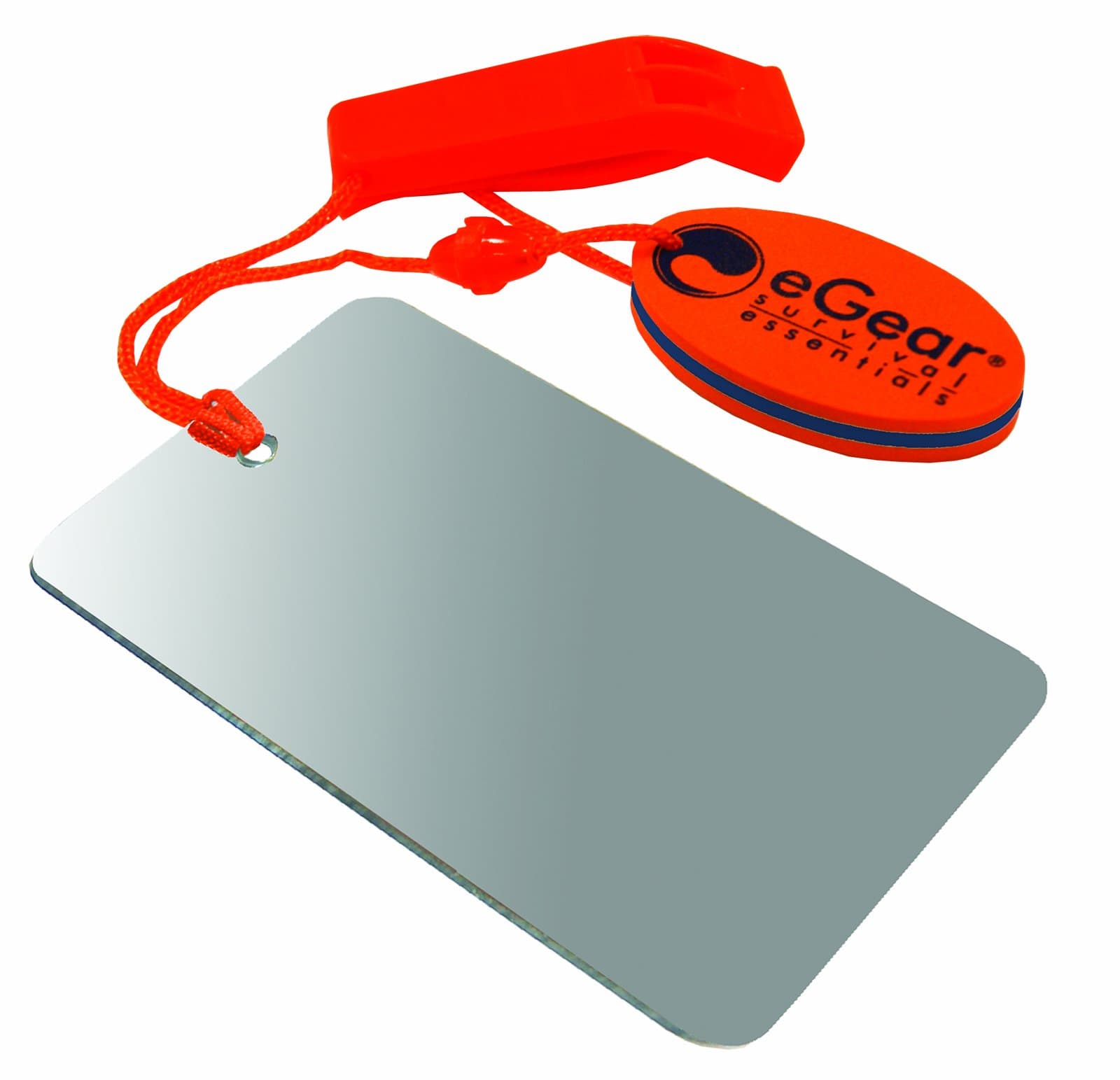 eGear Survival Essentials Floating Whistle/Mirror Combo