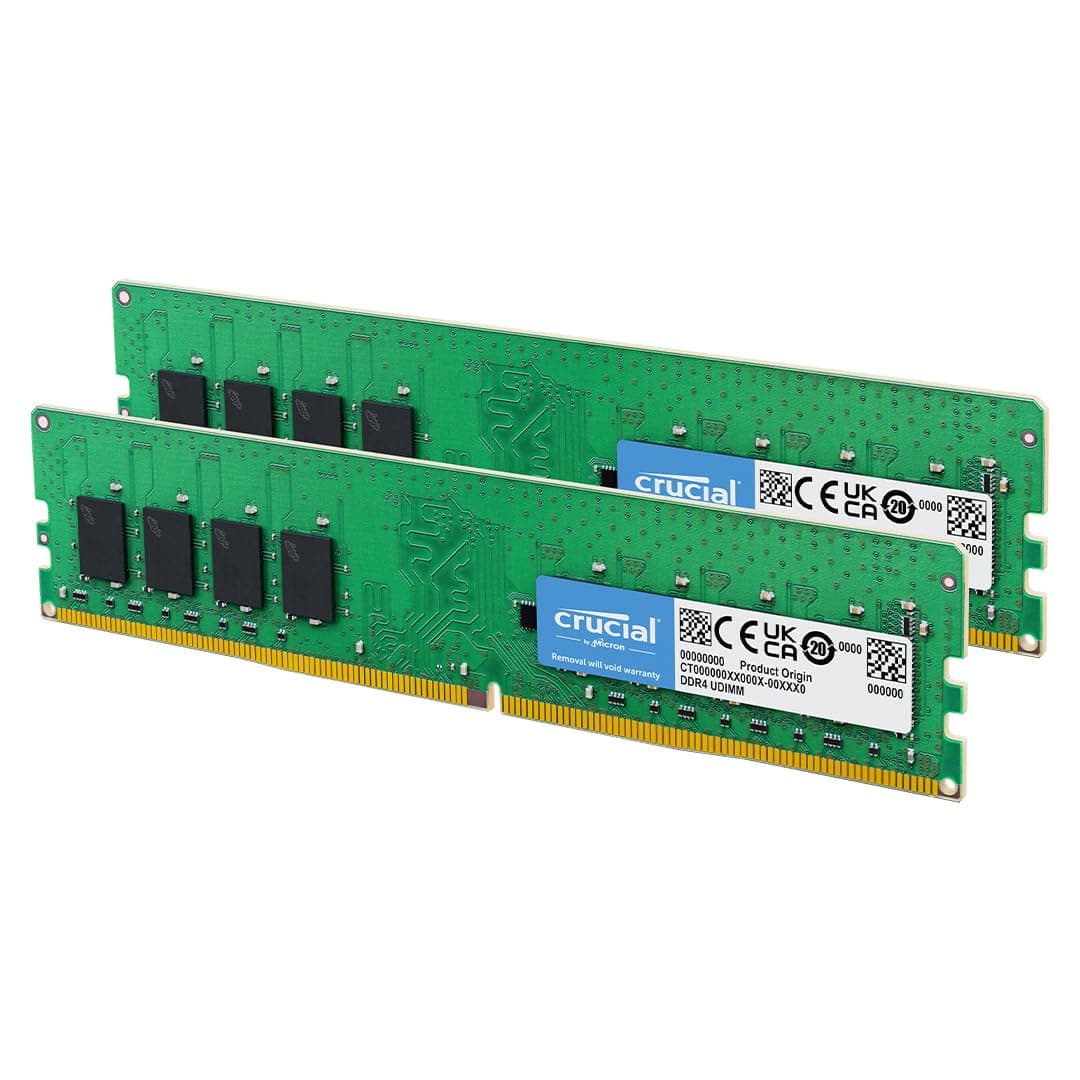 Crucial RAM 8GB Kit (2x4GB) DDR4 2666 MHz CL19 Desktop Memory CT2K4G4DFS8266