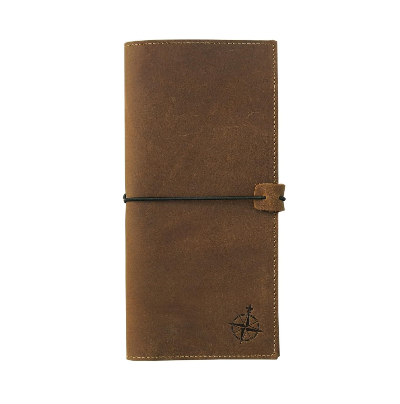 Genuine Leather Passport Wallet - 4.25 x 9 - Large Leather Passport Holder for Travel - Folding Leather Travel Wallet Case with RFID Blocking, Travel Organizer for Men and Women