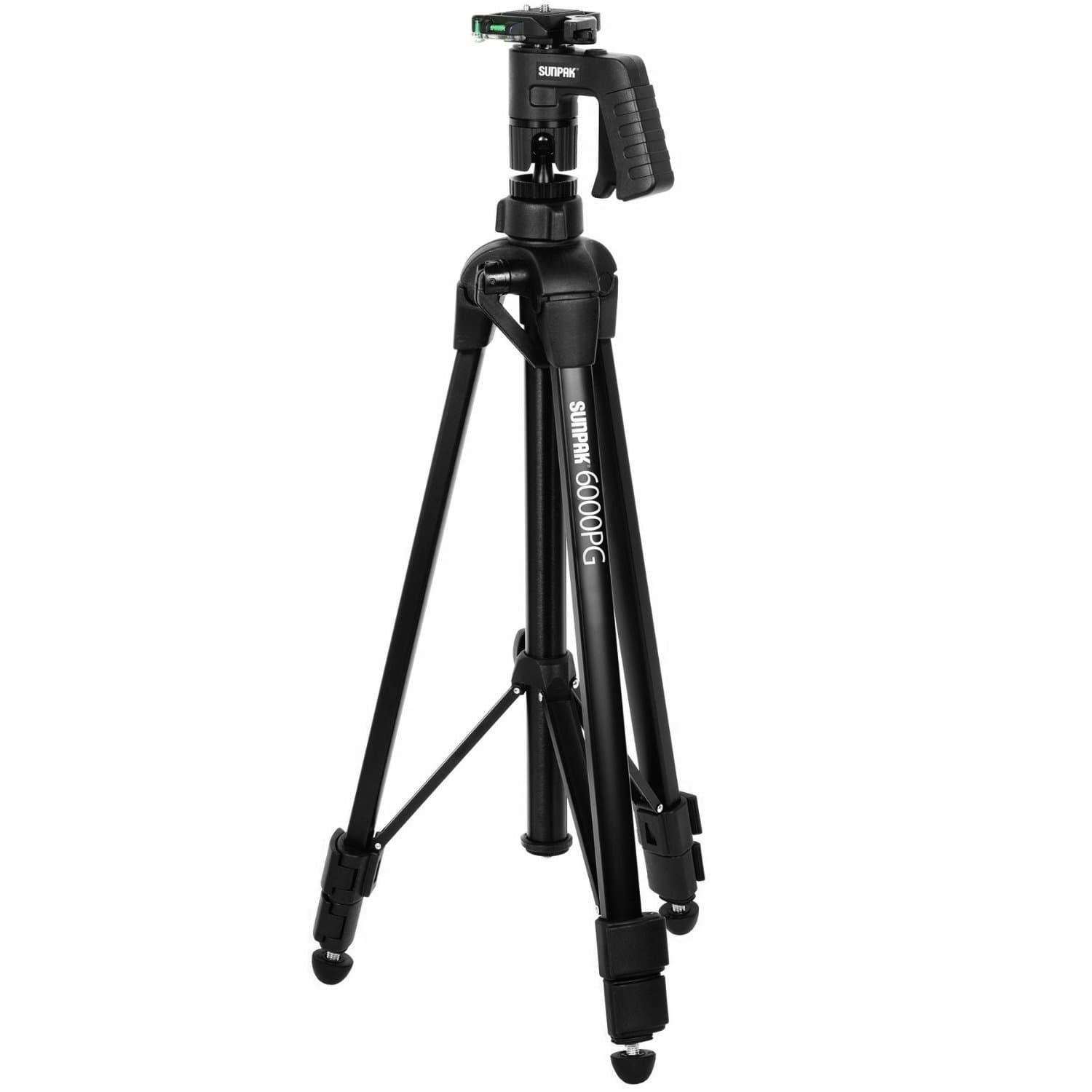 Sunpak 61" 6000PG Aluminum Tripod with Pistol Grip Ball Head