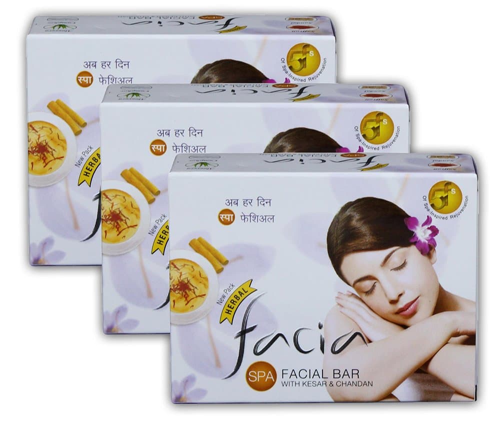 Facia Ratan'S Spa Facial Bar With Kesar And Chandan Pack Of 3-75 Gm Each