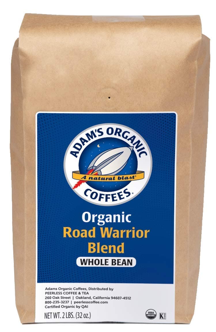 Adam's Organic Coffee Road Warrior Blend, 2 Pound