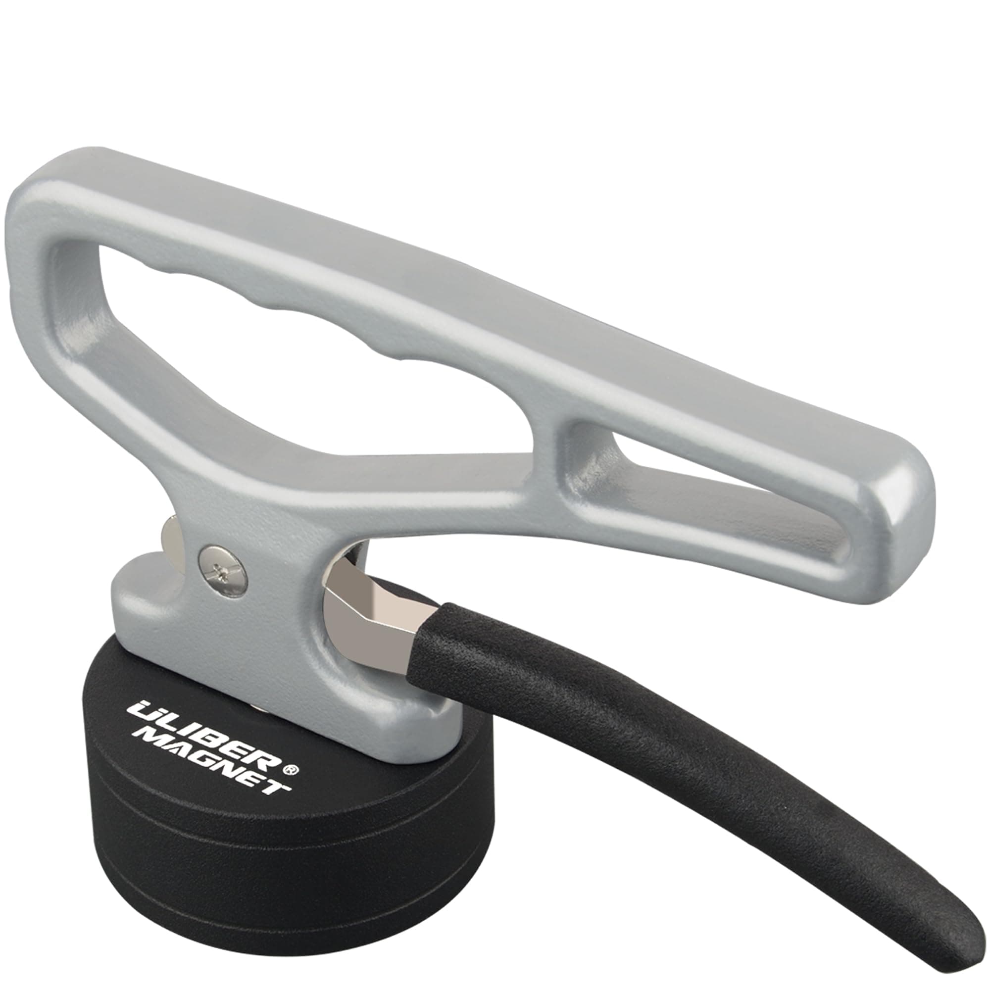 ULIBERMAGNET Heavy Duty Strong Magnetic Pickup Tool,Magnetic Lifting with Quick Release,Portable Material Collector with Ergonomic Handle for Iron Plate,Tool Steel,Laser Cutting