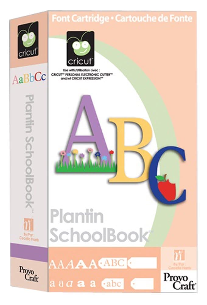 Plantin Schoolbook Cricut Cartridge