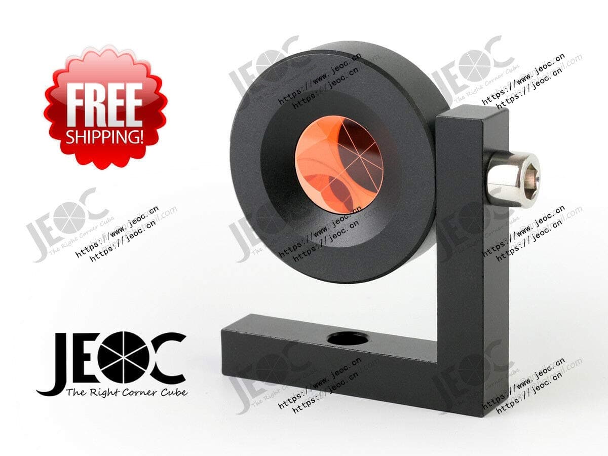 JEOC Leica Style 90 Degree Monitoring Prism, 1 inch L Bar Reflector, Replace GMP104