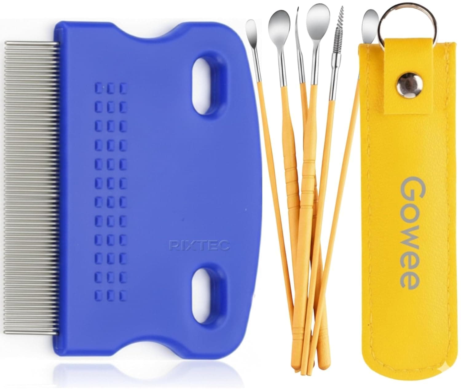 Head lice comb for women hair | Professional Lice and nits removal comb | Anti lice treatment Head Lice remover comb | Stainless Steel comb for lice & Nit comb for lice eggs removal (Pack of 1)