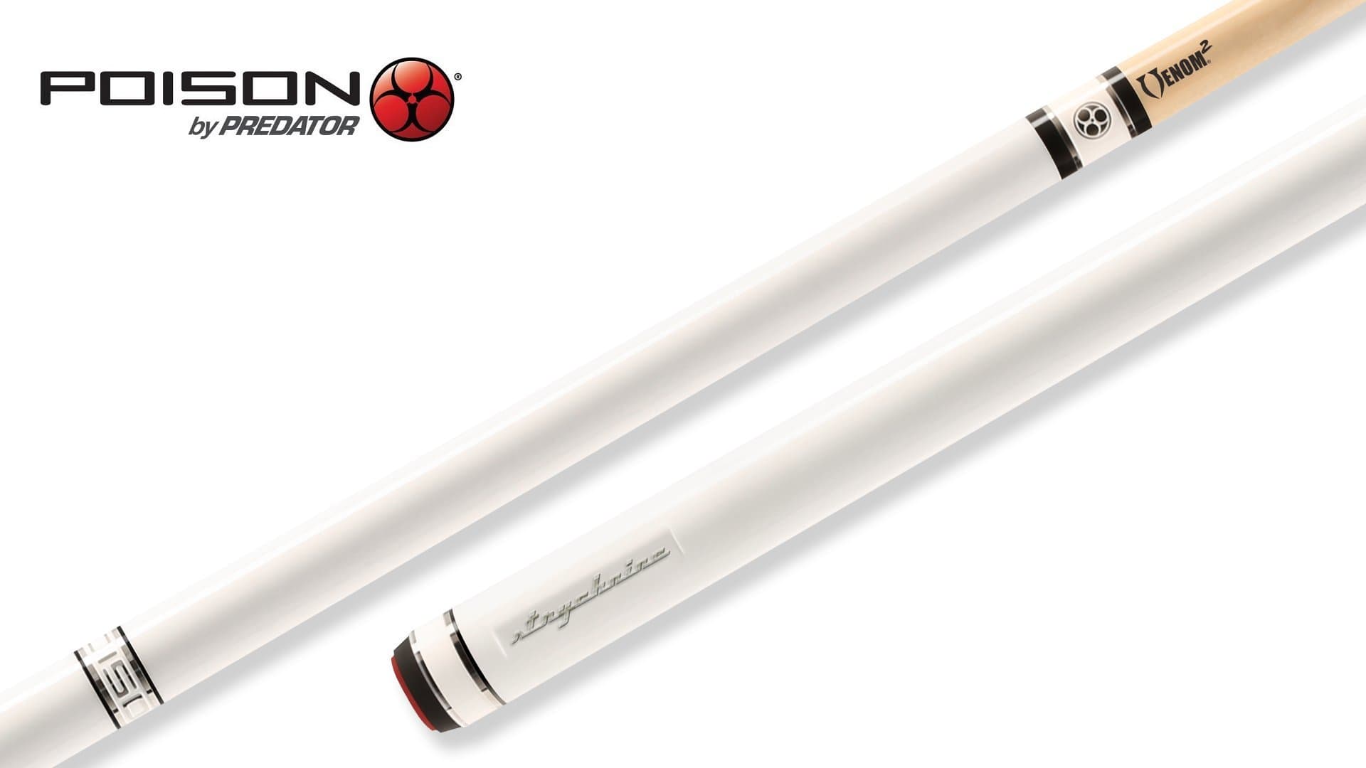 POISON Strychnine-1 Pool Cue with Venom² Low-Deflection Shaft