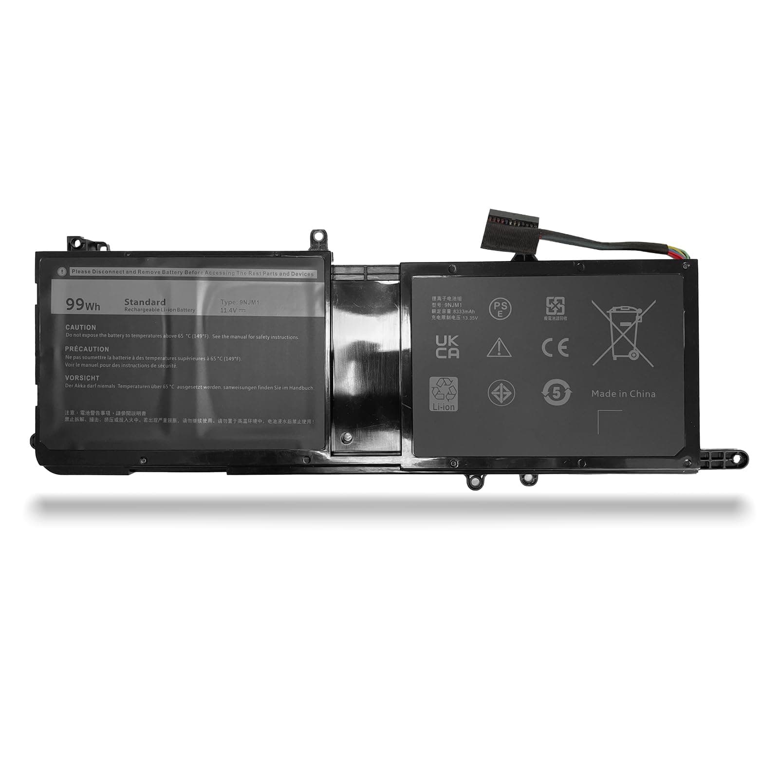 9NJM1 01D82 44T2R HF250 MG2YH 0546FF 546FF 0HF250 Laptop Battery Replacement for Dell Alienware 15 R3 R4 17 R4 R5 ALW17C-D1738 D1748 D1758 D1848 D2738 D2748 D2758 R1748 P31E001(11.4V 99Wh)