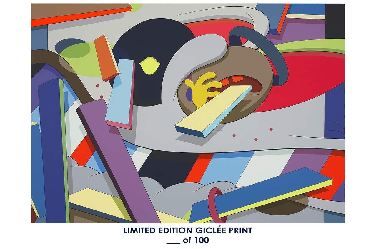 Lost Posters RARE POSTER art KAWS where the end starts REPRINT #'d/100!! 12x18