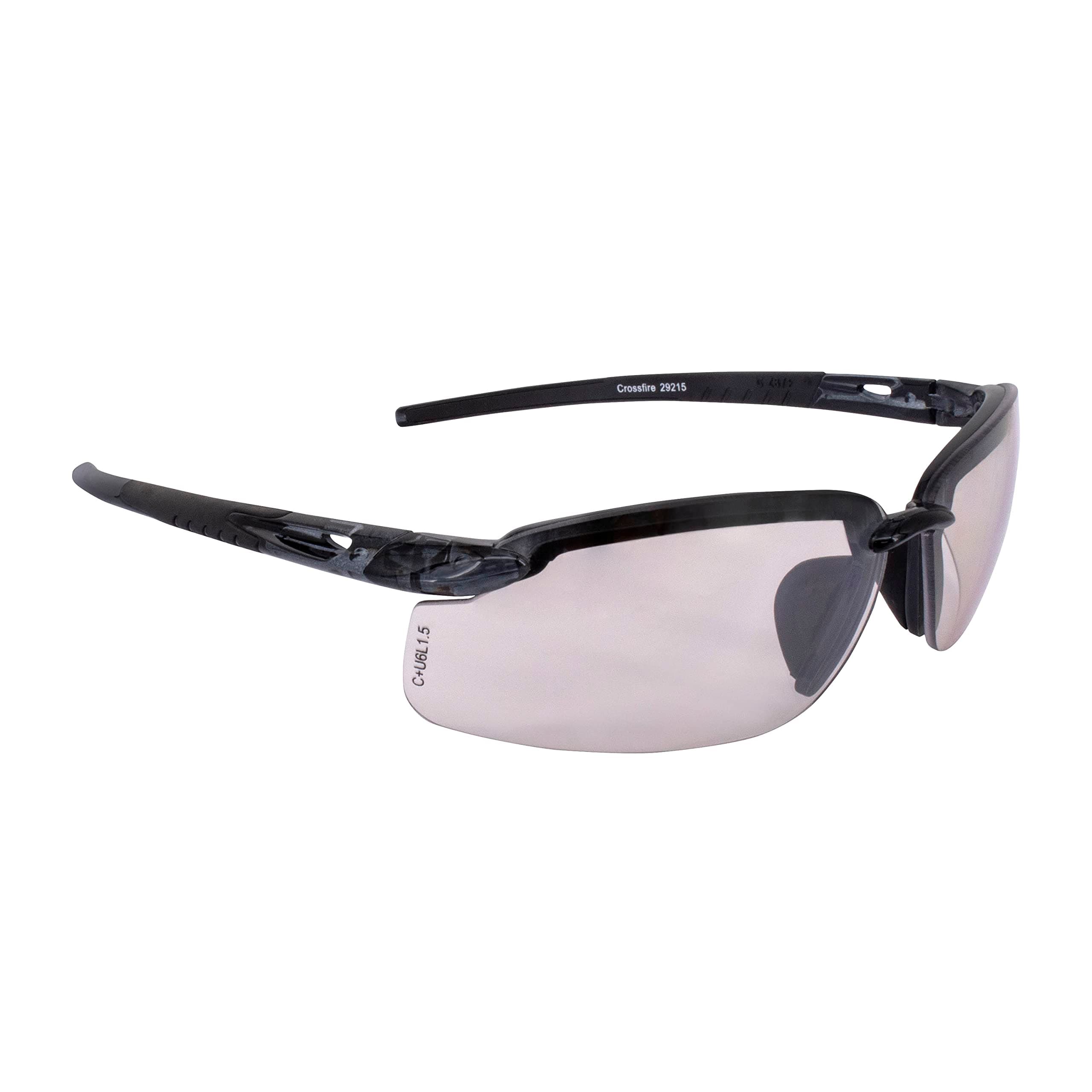 Crossfire 29215 Safety Glasses, One Size, Indoor/Outdoor Lens