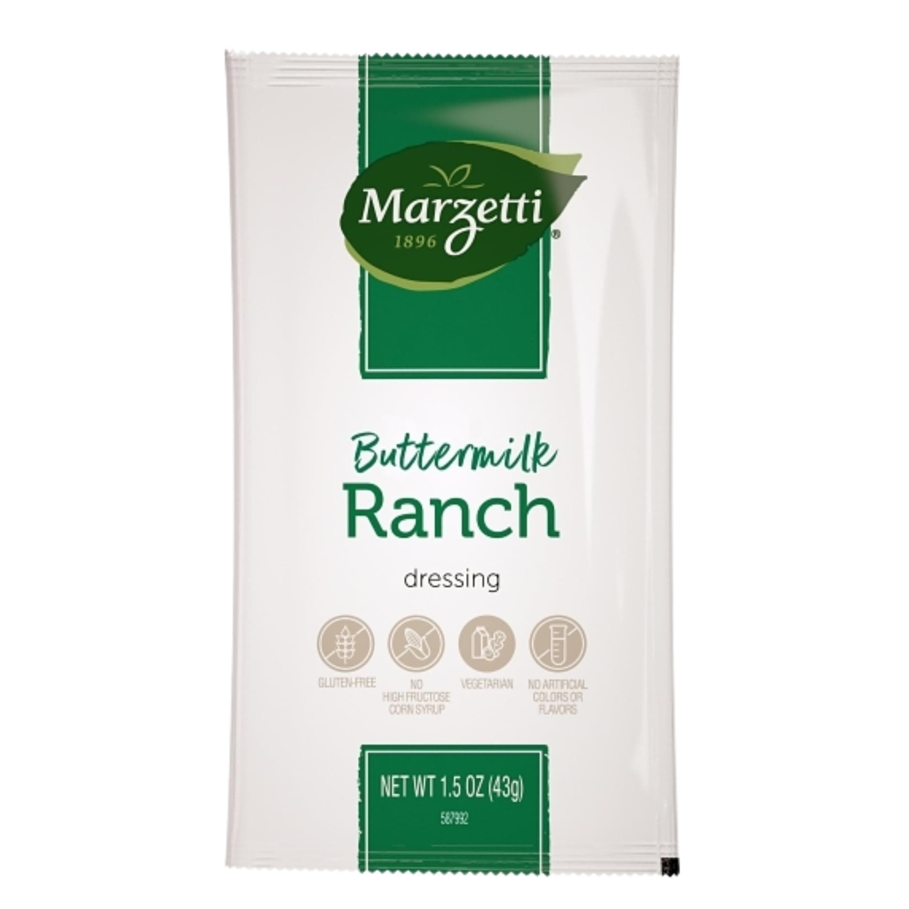 Marzetti Dressing Buttermilk Ranch, 1.5 Ounce (Pack of 25)