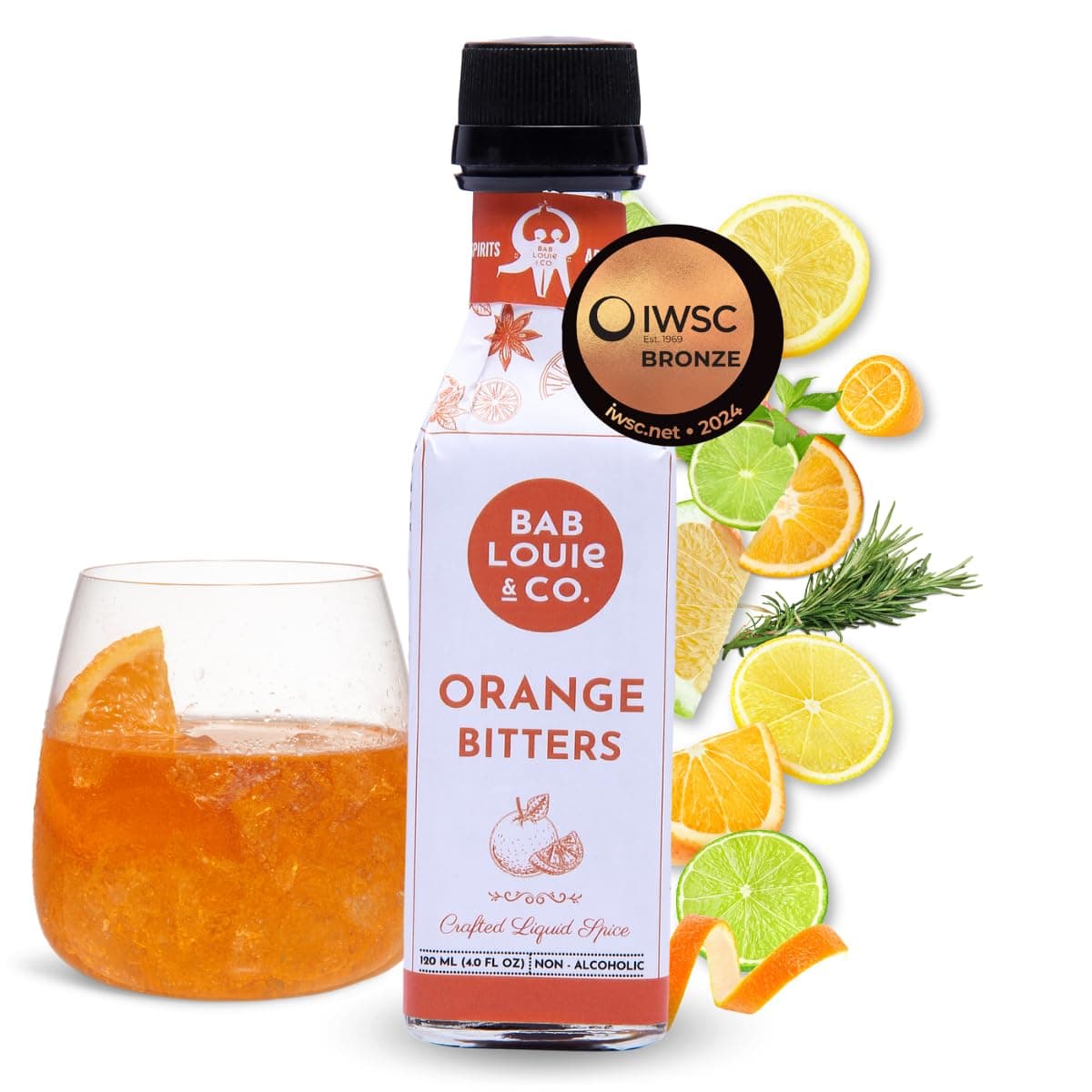 - Orange Bitters For Cocktails, India's First Non-Alcoholic Award Winning Bitters, Natural Made With Real Fruits, Herbs & Spices, Fresh Citrus Notes, Manhattan, Negroni, 120ml