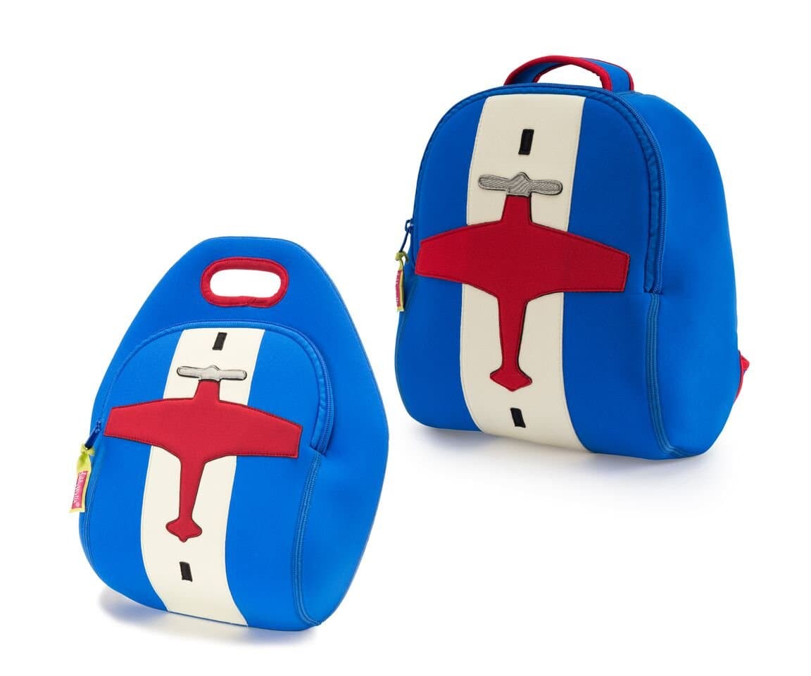Dabbawalla Airplane Backpack & Lunch Bag Set