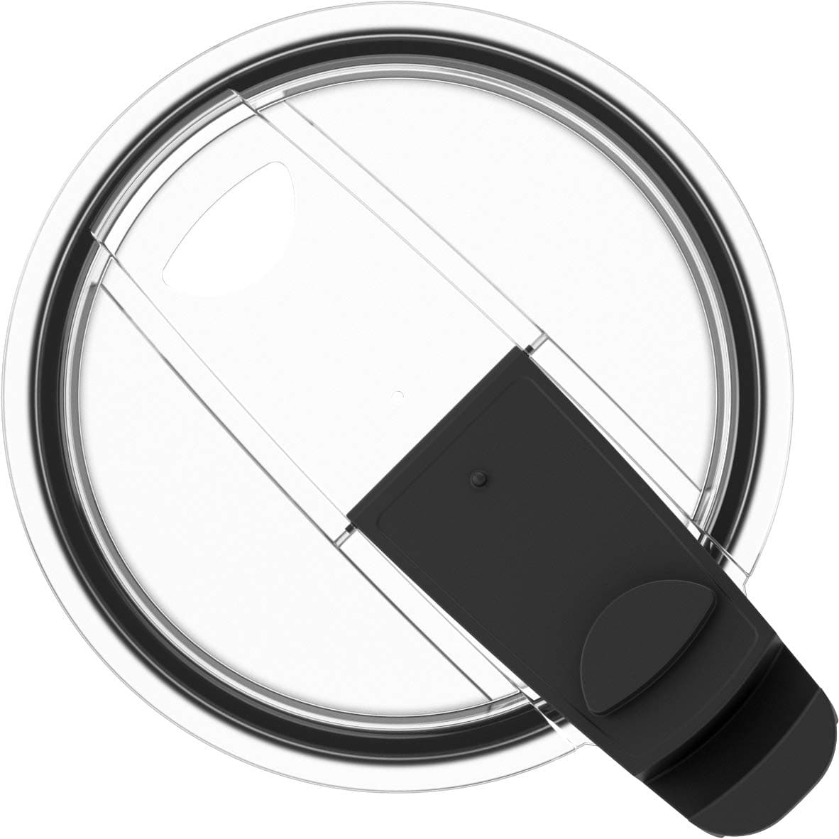 Greens Steel 20oz Tumbler Lid for Beast Tumbler & More Flip Lid (20oz, Black)