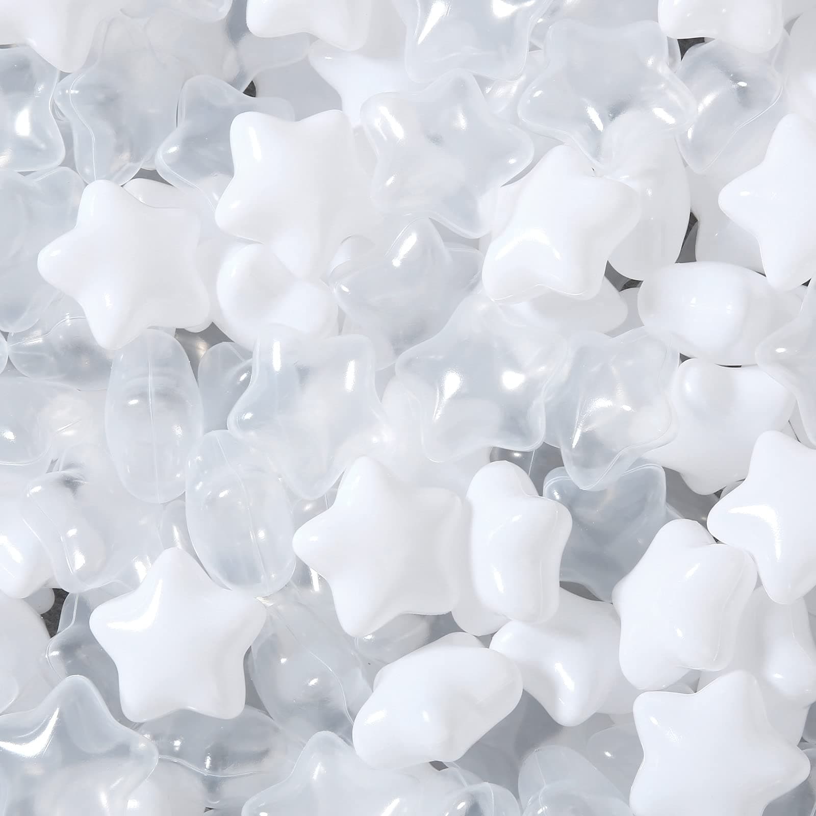 STARBOLO Ball Pit Balls for Toddlers Pack of 100 200 500 - BPA&Phthalate Free Non-Toxic Crush Proof Soft Plastic Balls for 1-5Years Old Toddlers Girl Kids Birthday Pool Playpen Tent Party