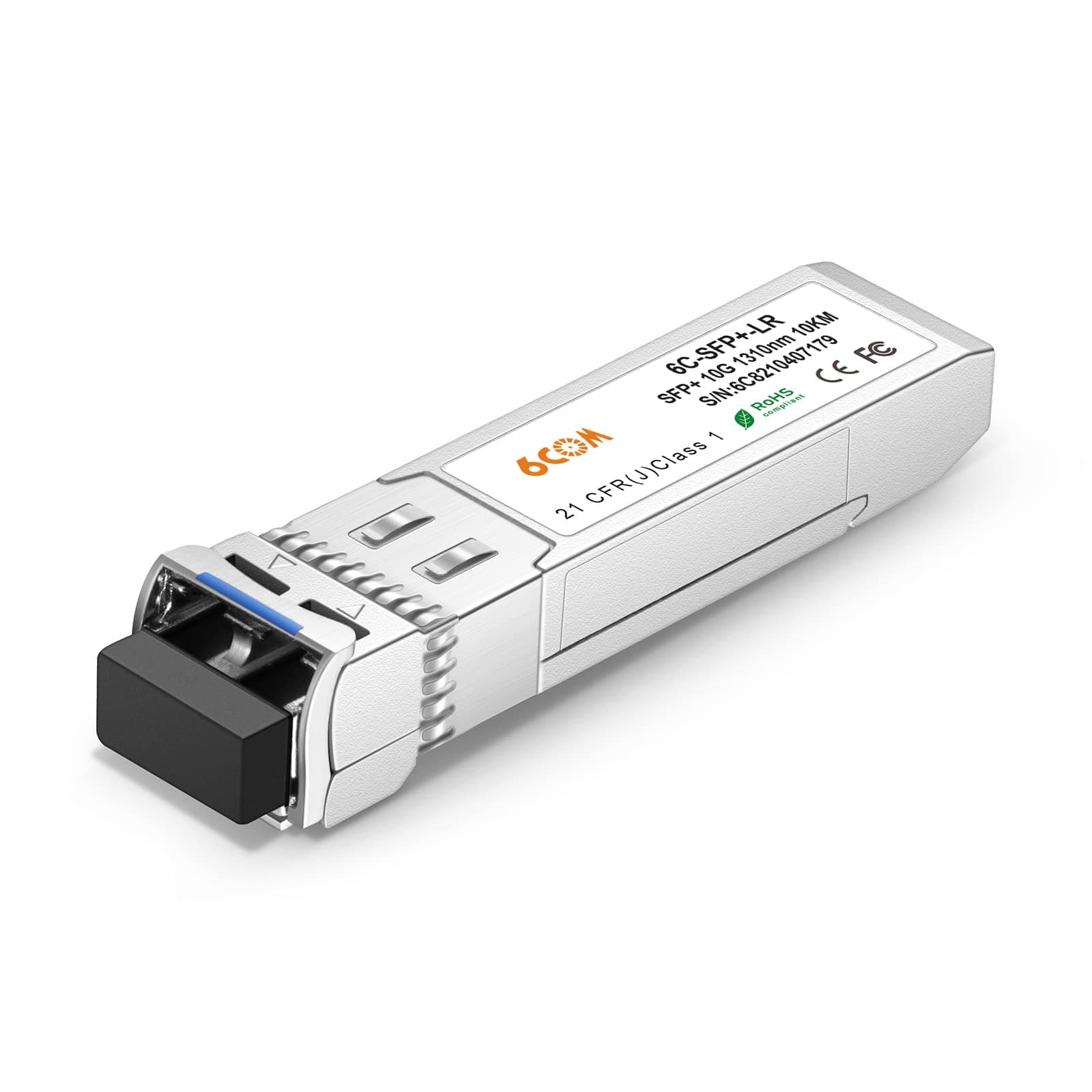 10GBase-LR SFP+ Transceiver Module, 10G LC Single-Mode SFP 1310nm for Cisco SFP-10G-LR, Ubiquiti UF-SM-10G, Netgear AXM762, Supermicro, Mikrotik, up to 10km with DDM