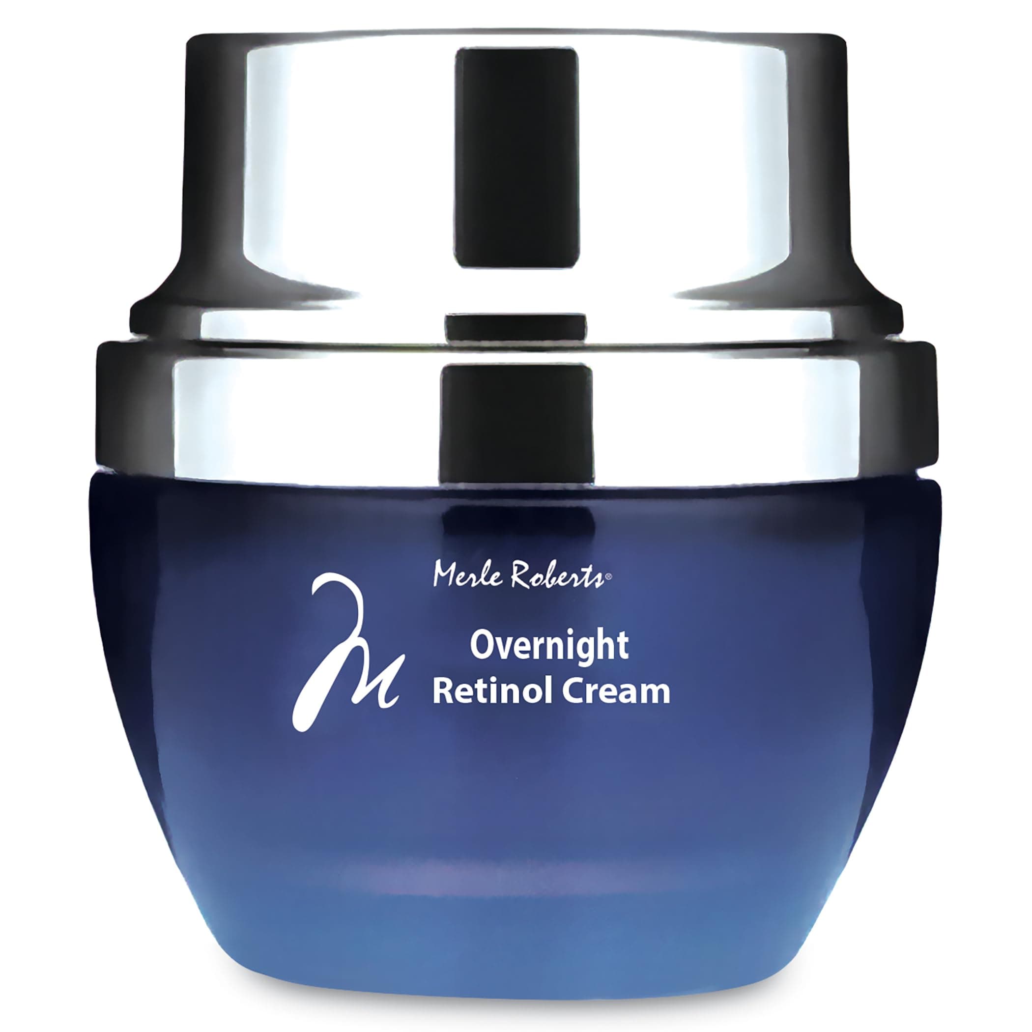 Merle Roberts Retinol Overnight Cream. Retinol cream helps for wrinkles, fine lines, sun damage and expression lines with hyaluronic acid, vitamin e and green tea. 1oz.