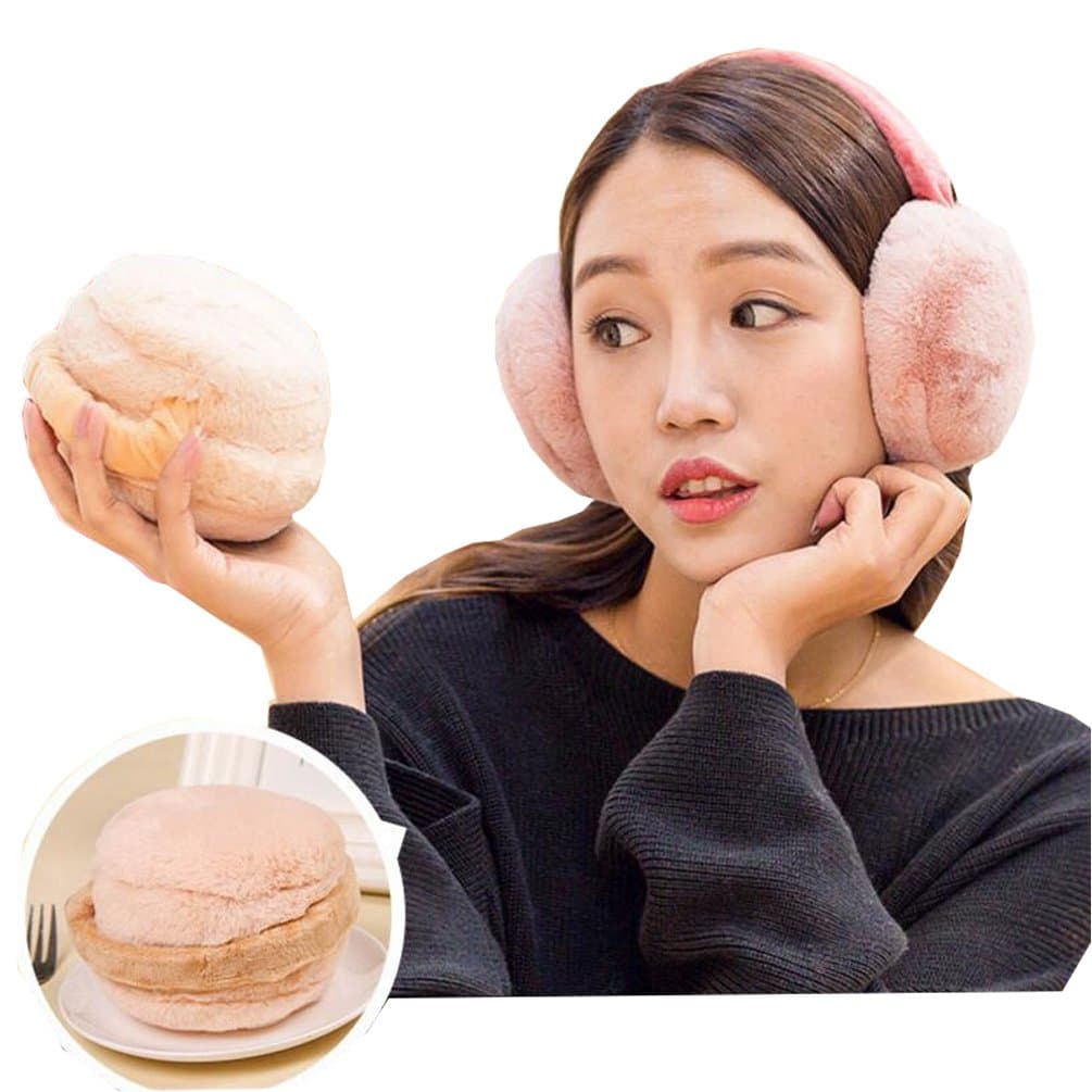 Chicone Foldable Earmuffs Cozy Faux Fur Ear Muffs for Women and Men