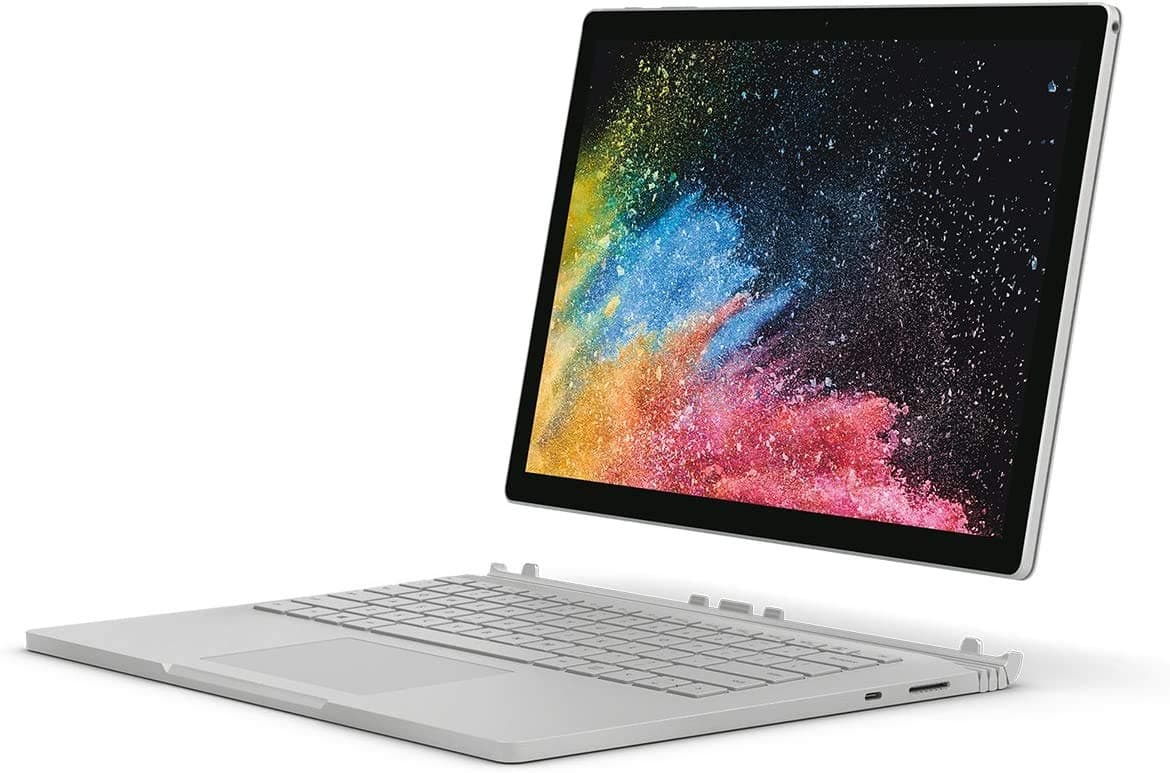 Microsoft Surface Book SW5-00001 2-in-1 Notebook PC - Intel Core i7-6600U 2.6 GHz Dual-Core Processor - 8 GB RAM - 256 GB Solid State Drive - 13.5-inch Touchscreen Display - (Renewed)