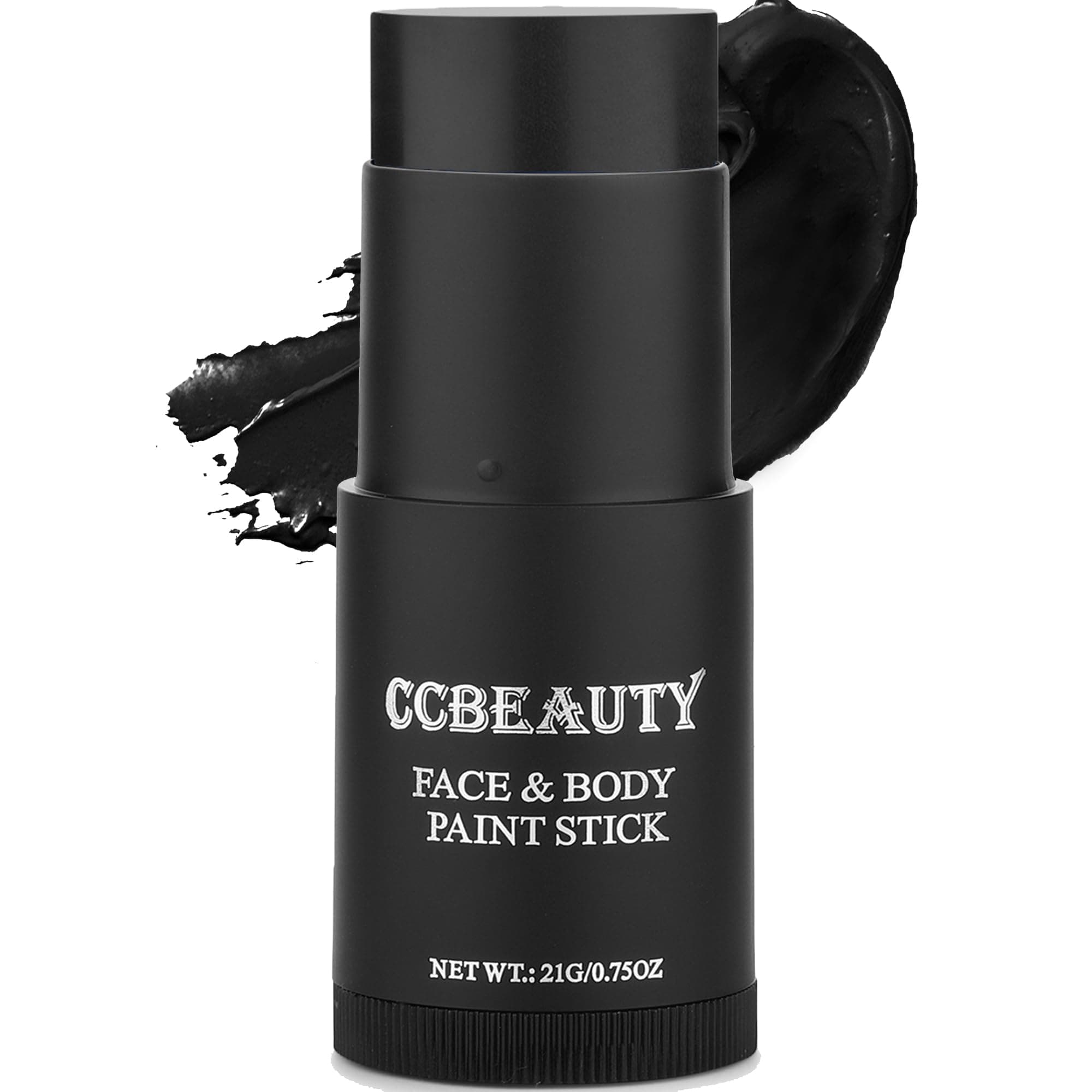 CCBeauty Eye Black Football, Grease Black Face Body Paint Stick, Colored Eyeblack Baseball Softball, Non-Toxic Safe for Sports Accessories,Skeleton Skull Clown Makeup for Halloween Cosplay Costume