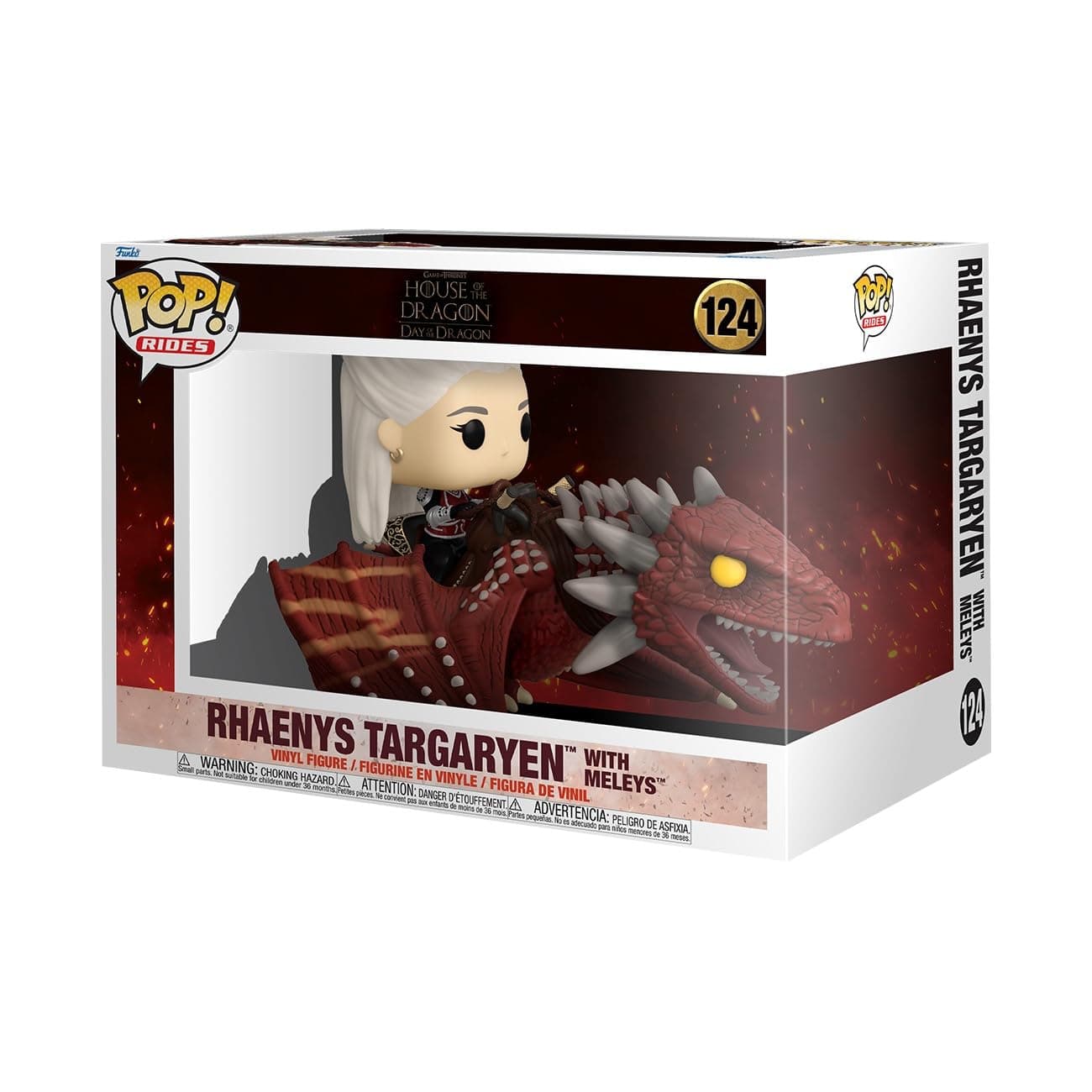 House of Dragon Rhaenys Targaryen Meleys Deluxe Pop! Ride