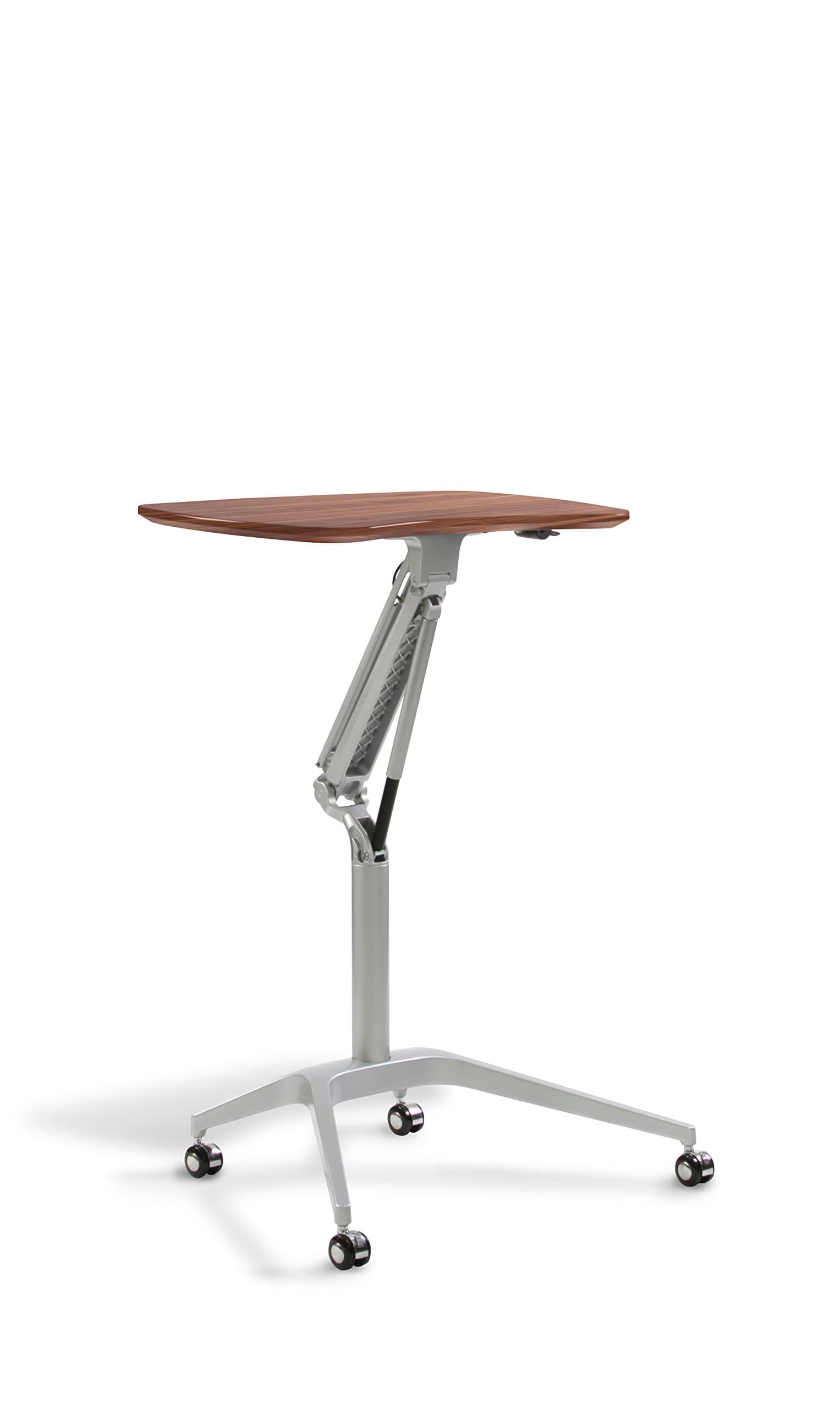 Unique Furniture Height Adjustable Laptop Car, Cherry