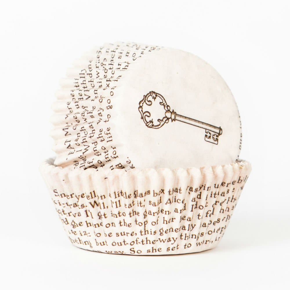 Alice in Wonderland Literary Cupcake Liners