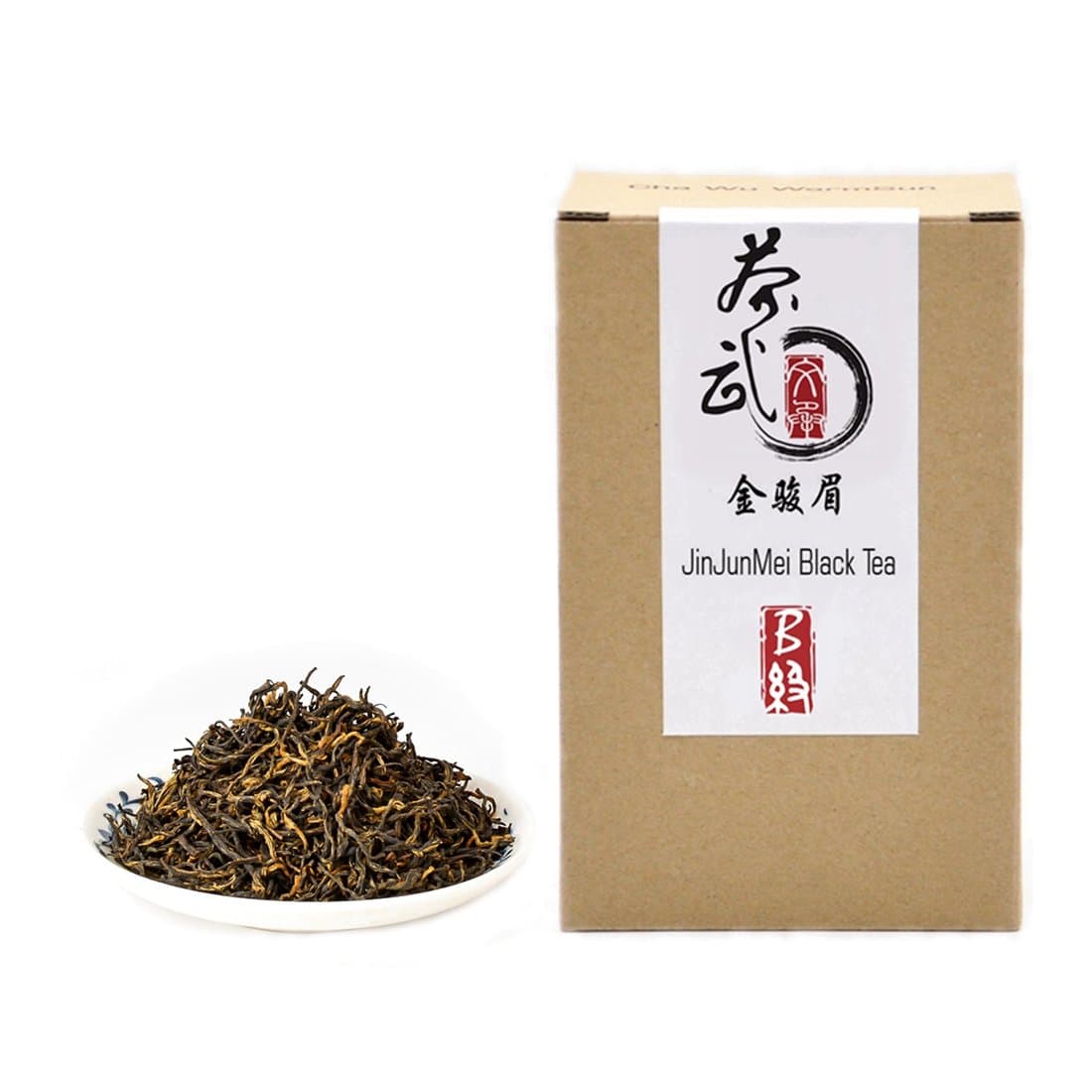 ChaWuWarmSun [B] JinJunMei Black Tea,8.8oz/250g,Chinese Loose Leaf Tea,WuYi Mountain,FuJian China