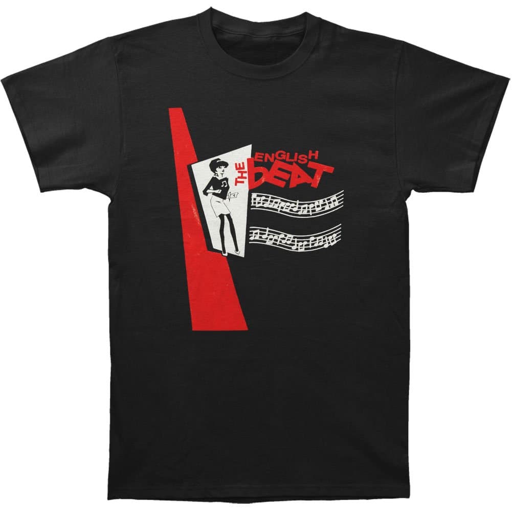 English Beat Men's Beat Girl Black T-shirt Large Black