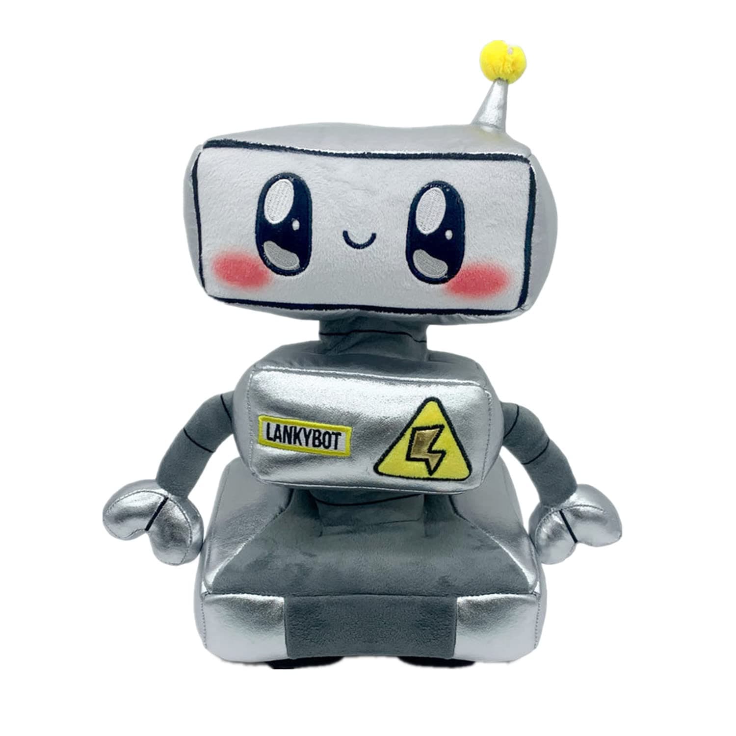 LED Lankybot Stuffed Plush Toy Cute Cartoon Boxy Foxy Thicc Anime Plush Toy Battery Powered, Soft Throw Pillow Gift for Kids Girlfriends (25CM, Robot)