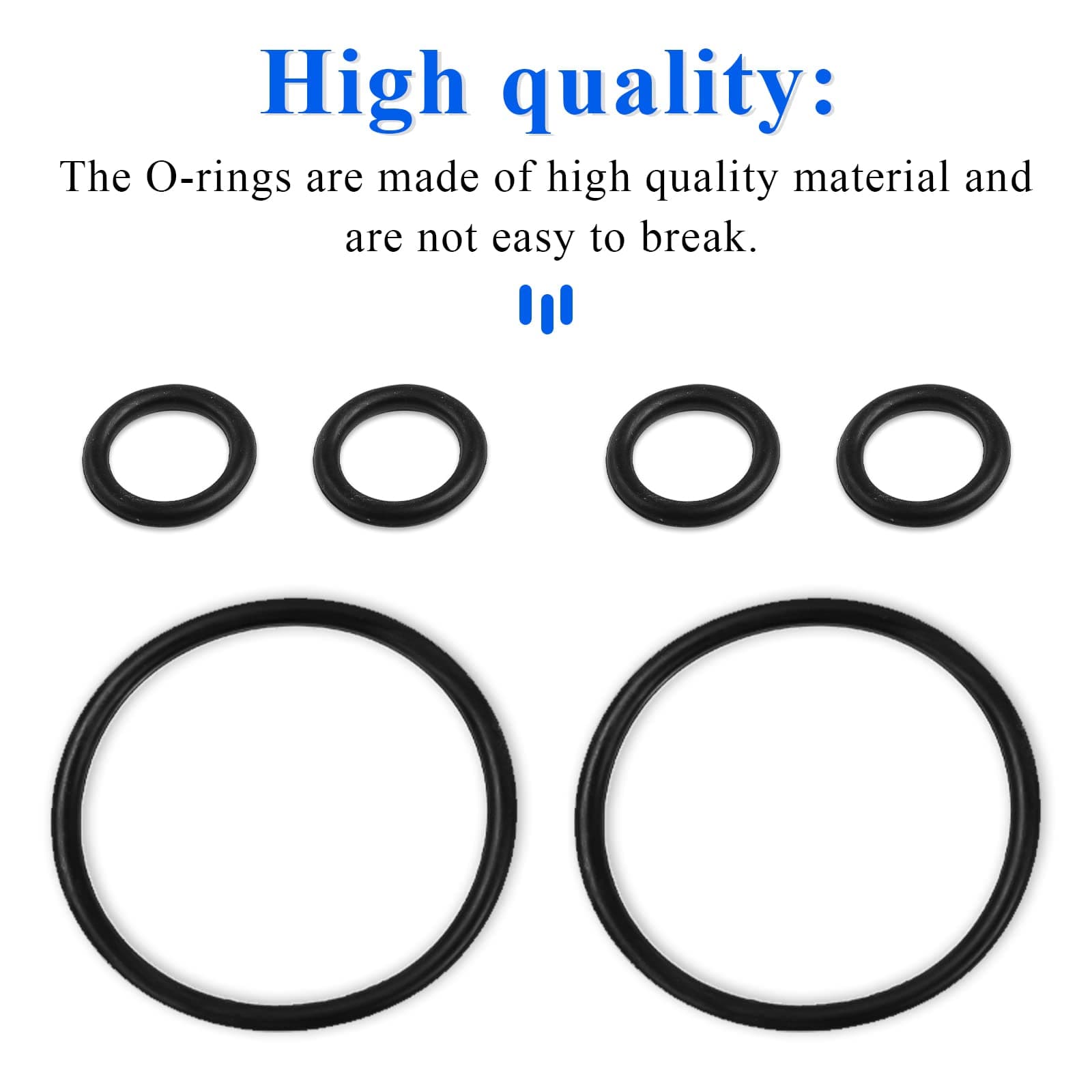 Pokin 25004/2,500 Gallon Filter Pump Replacement Seals Kit Pack for Intex Pool Filter Pump (Includes 5 Combined Parts