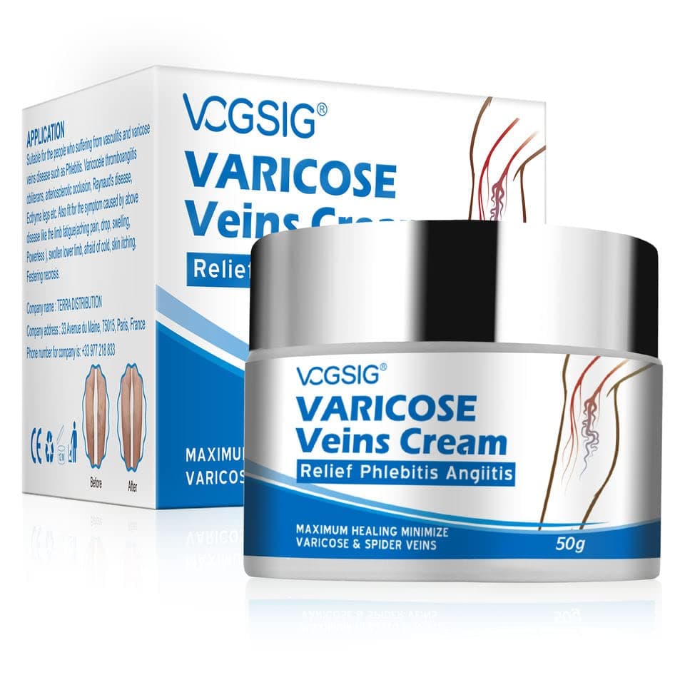 Varicose Veins Cream, Soothing Leg with Natural Ingredients, Improves Blood Circulation of Spider Veins, Improve Pain of Legs - 50g