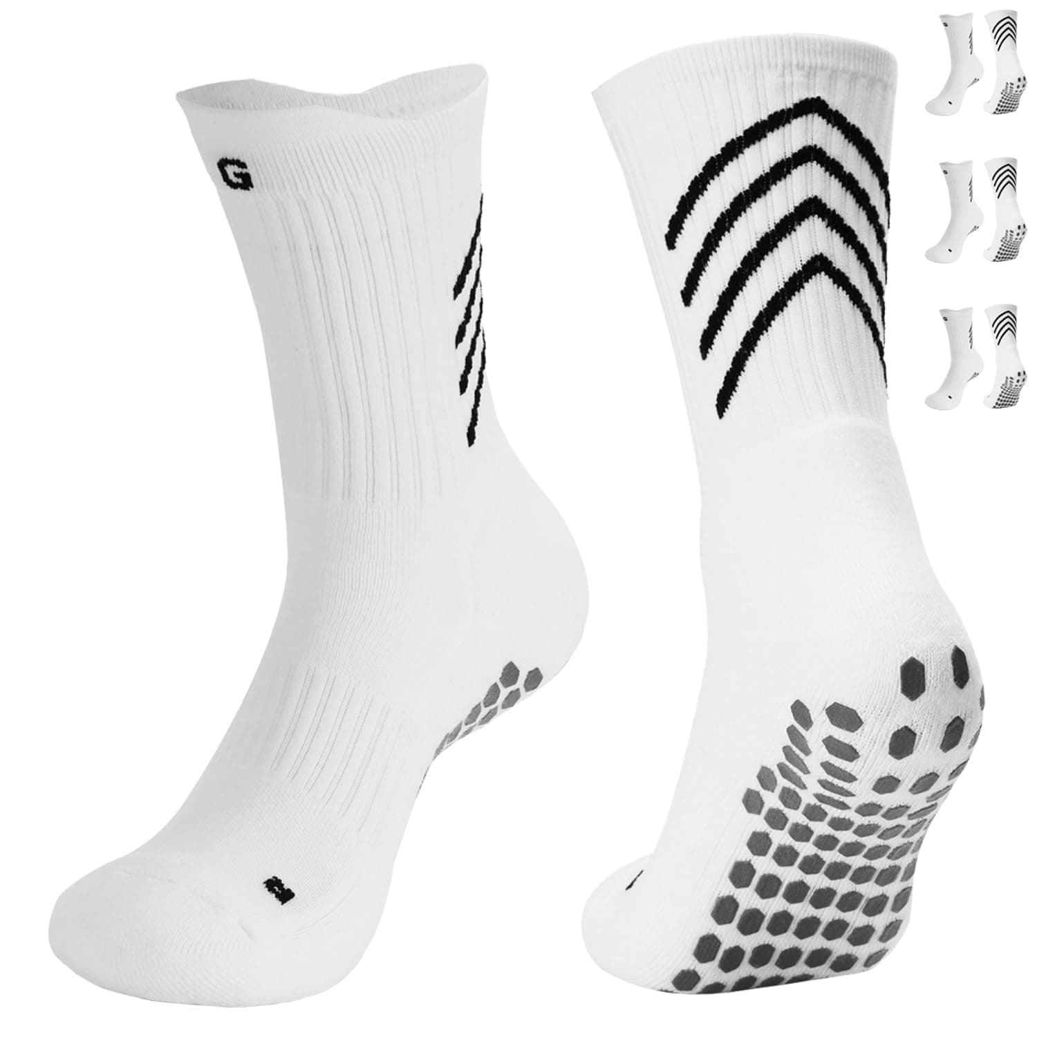 GOGOGOAL2.0 Non-slip Athletic Socks Men Women Grip Football Socks Yoga Running…