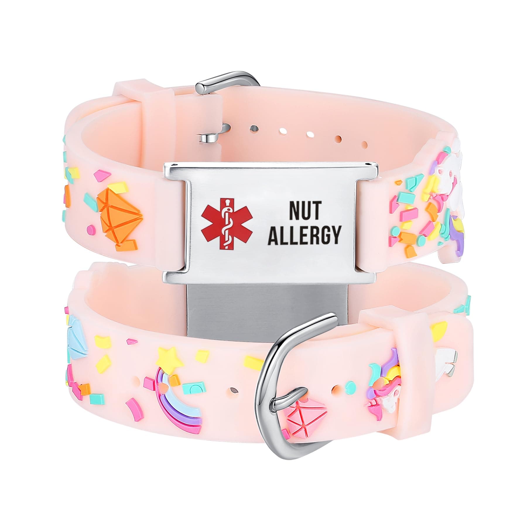 cartoon medical alert id bracelets Parents gift to Son, daughter, brother, sister