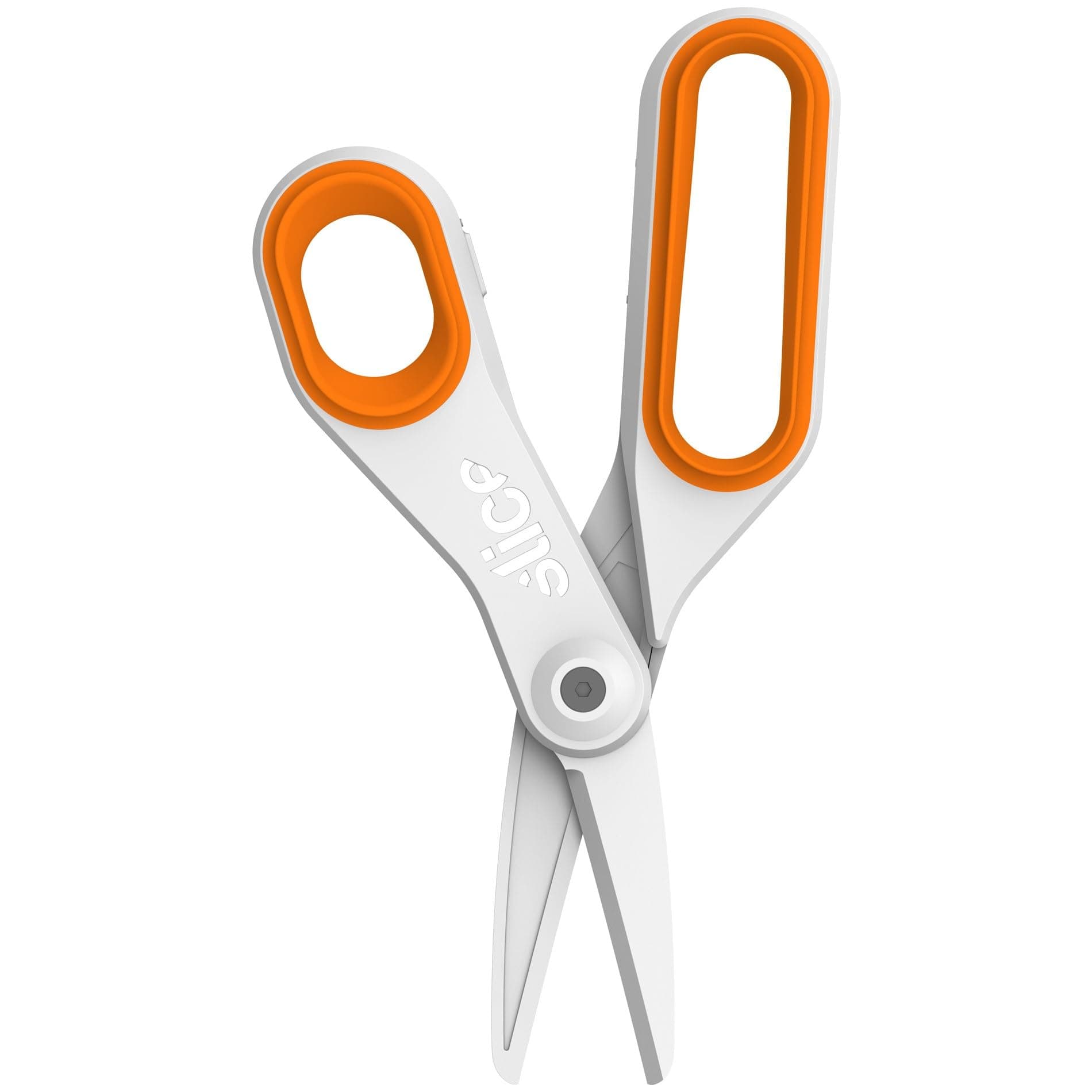Slice 10545 Large Ceramic Scissors, Safer Choice Rounded Tip, Never Rusts, BPA & Lead Free, Food Grade, Lasts 11x Longer Than Metal