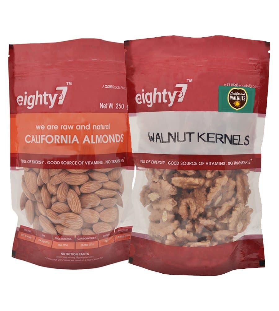 California Almonds and Walnuts Kernels Combo, 430g