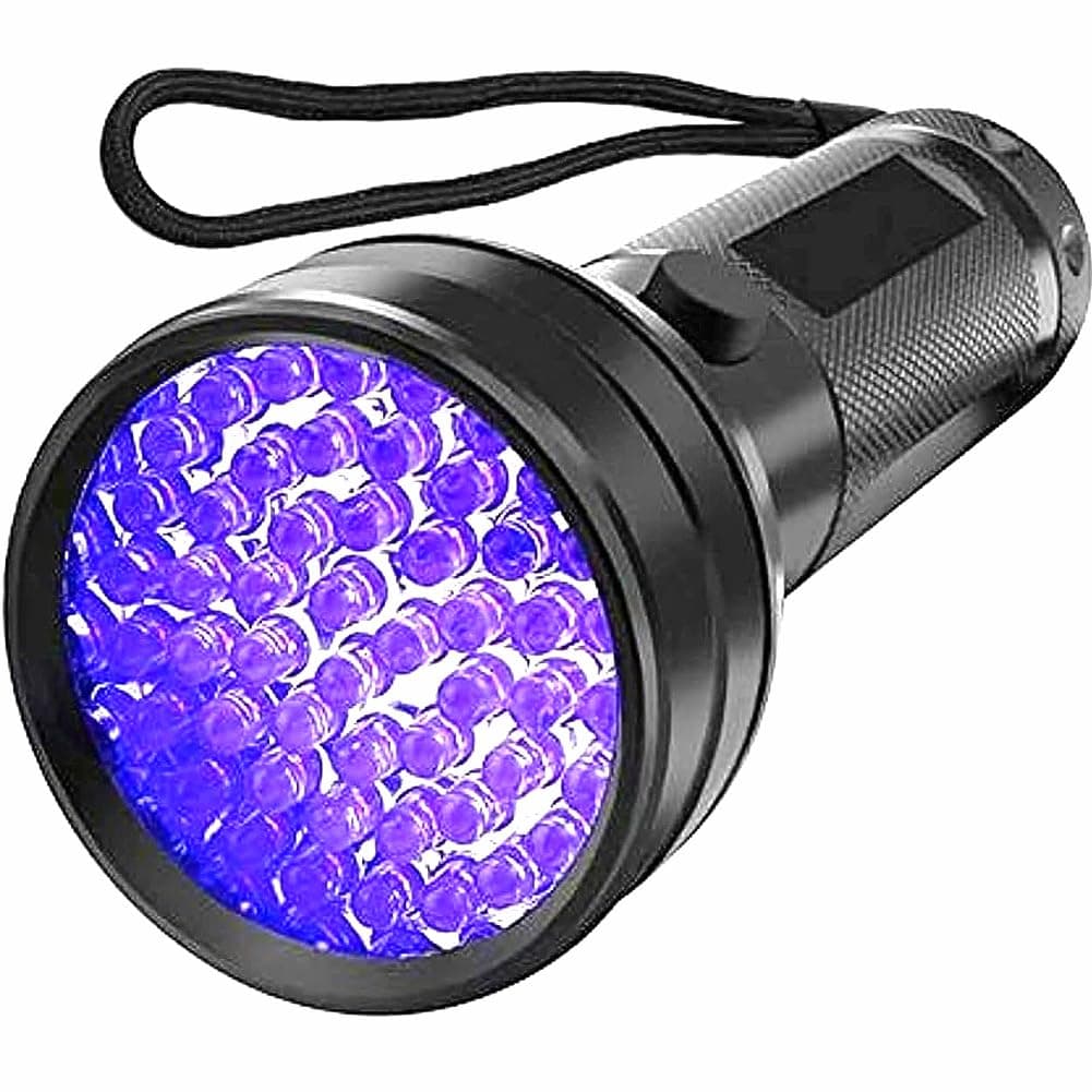 UV Flashlight Black Light, 51 LED 395nm Blacklight Pet Urine Detector for Dog/Cat Urine, Dry Stains, Bed Bug, Resin Curing, Scorpions Finder