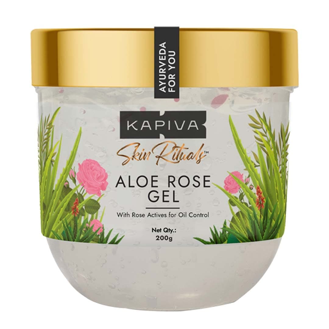 Skin Rituals Aloe Rose Gel 200 gms | Clinically Tested Rose Actives | For Oil Control & Hydration | Reduces Oil Production by 91%