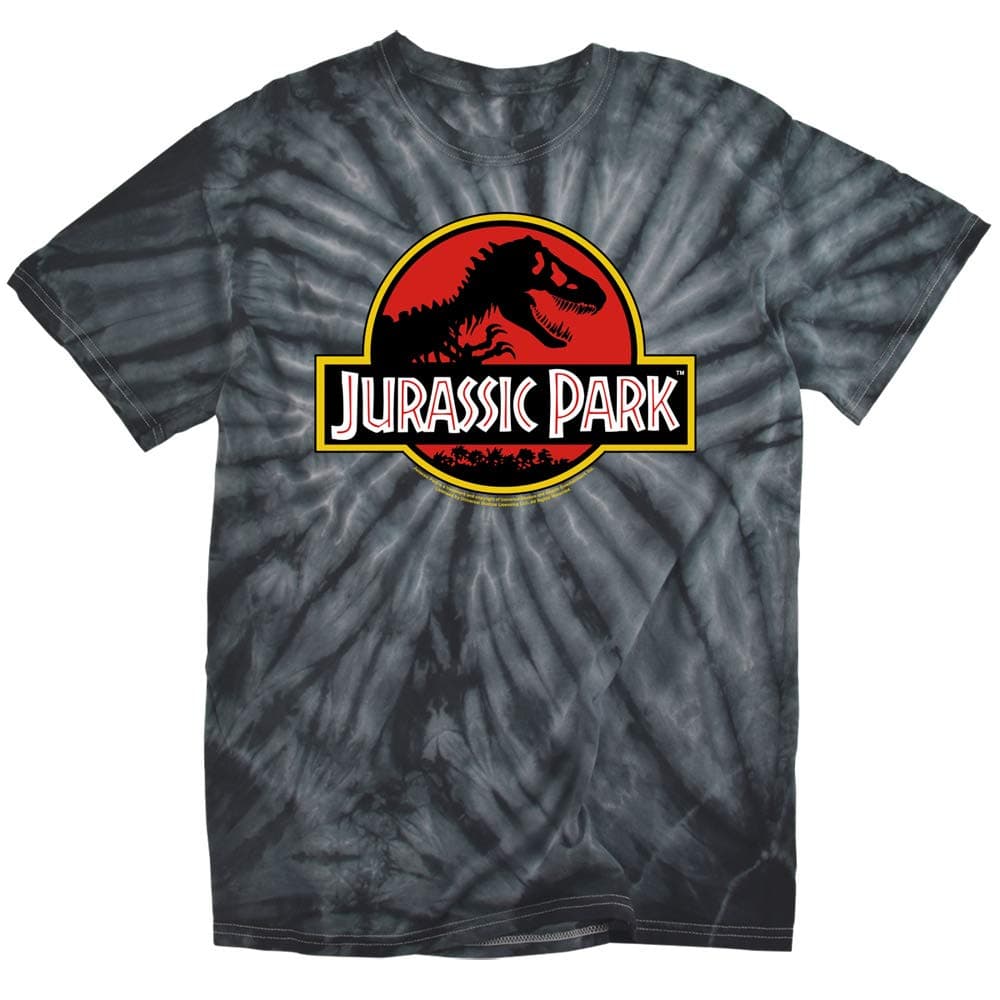 PopfunkJurassic Park Classic Logo Tie Dye Adult Unisex T-Shirt