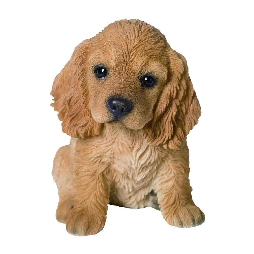 Vivid Arts - Pet Pals Golden Cocker Spaniel Puppy Home or Garden Decoration (PP-COSP-F)