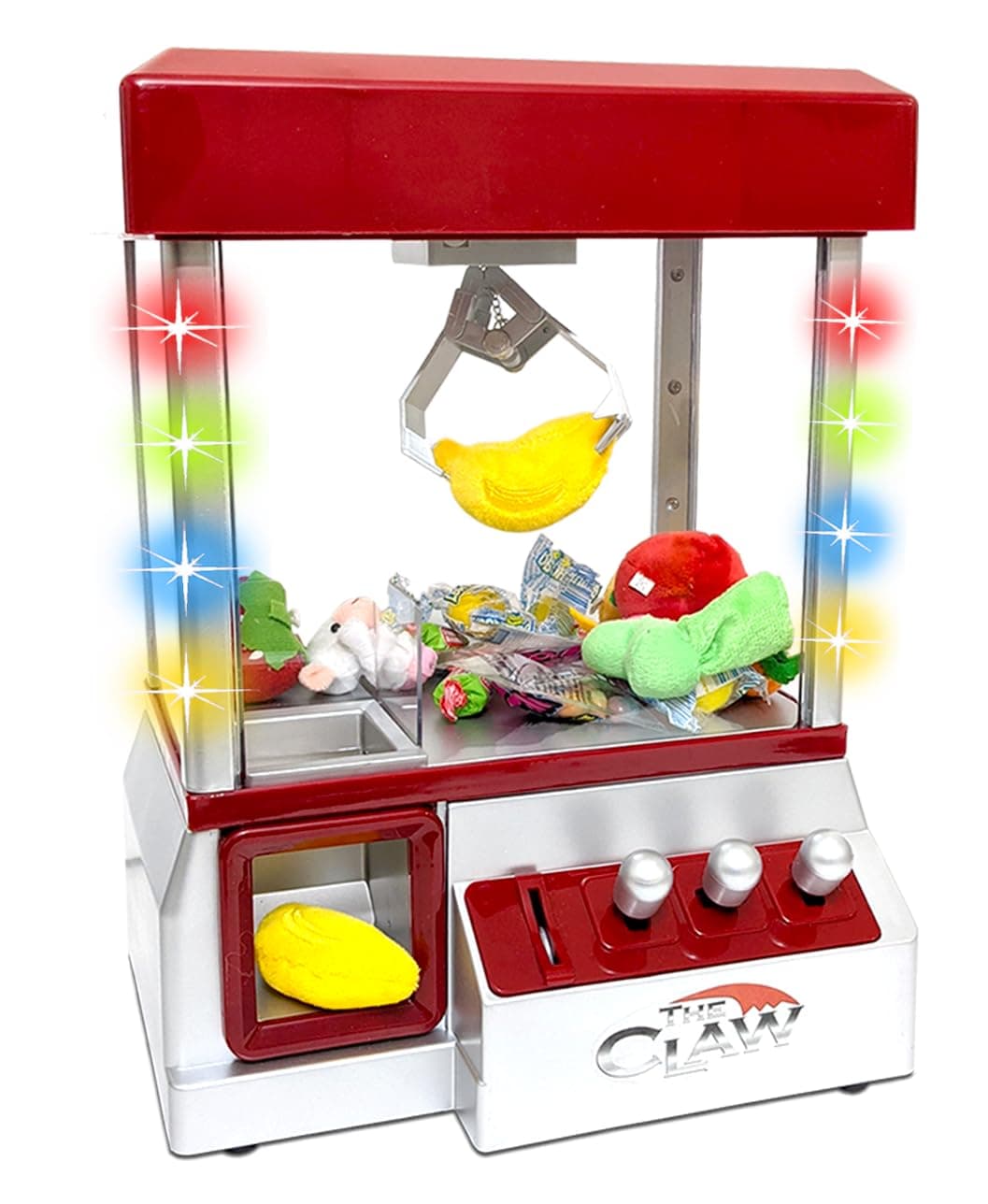 Etna Electronic Arcade Claw Machine - Toy Grabber Machine With Flashing LED Lights and Sound