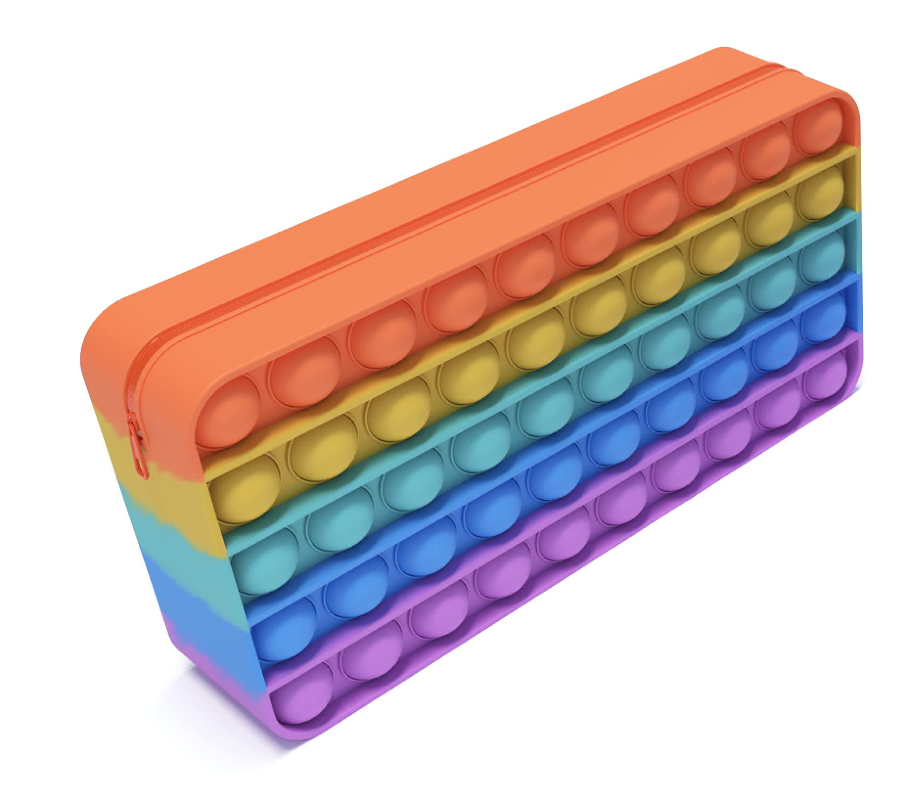 AVALLONYA -Pop it Pencil Case - pop it fidget toy case silicone - Anti stress pop it – pop its fidget toys - Satisfying pop it poppit fidget popper – giant pop it