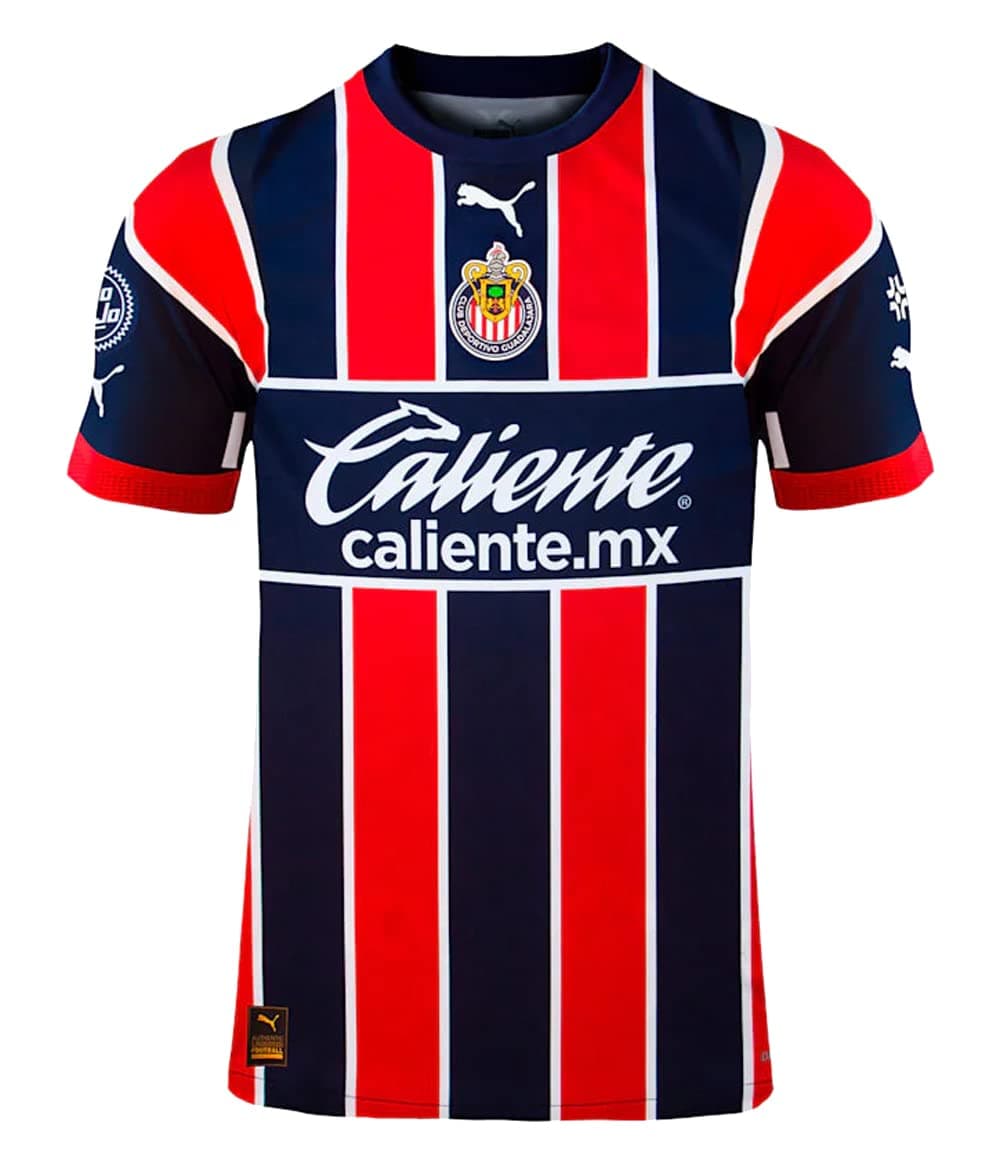 PUMAChivas Men's Authentic Alternative Jersey 22/23 (as1, Alpha, l, Regular, Regular) Red, Blue