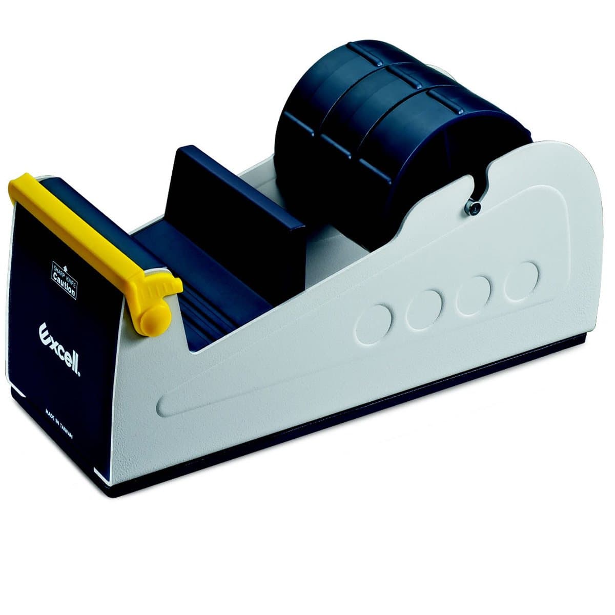 ET-337 Multi-Roll Tape Dispenser; Sturdy Metal Base; for Tape Up to 3" Wide, 3" Core; Holds 1 Roll up to 3" Wide; 2 or 3 Rolls, Each up to 1" Wide