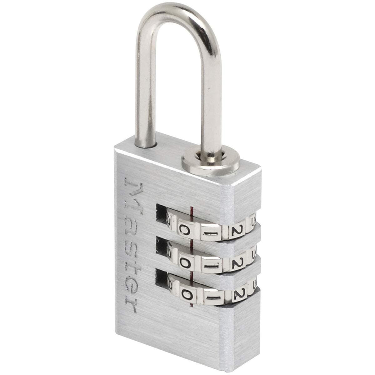Padlock, Set Your Own Combination Padlock, Aluminum, Best Used for Backpacks, Luggage, Computer Bags and More, 7620EURD