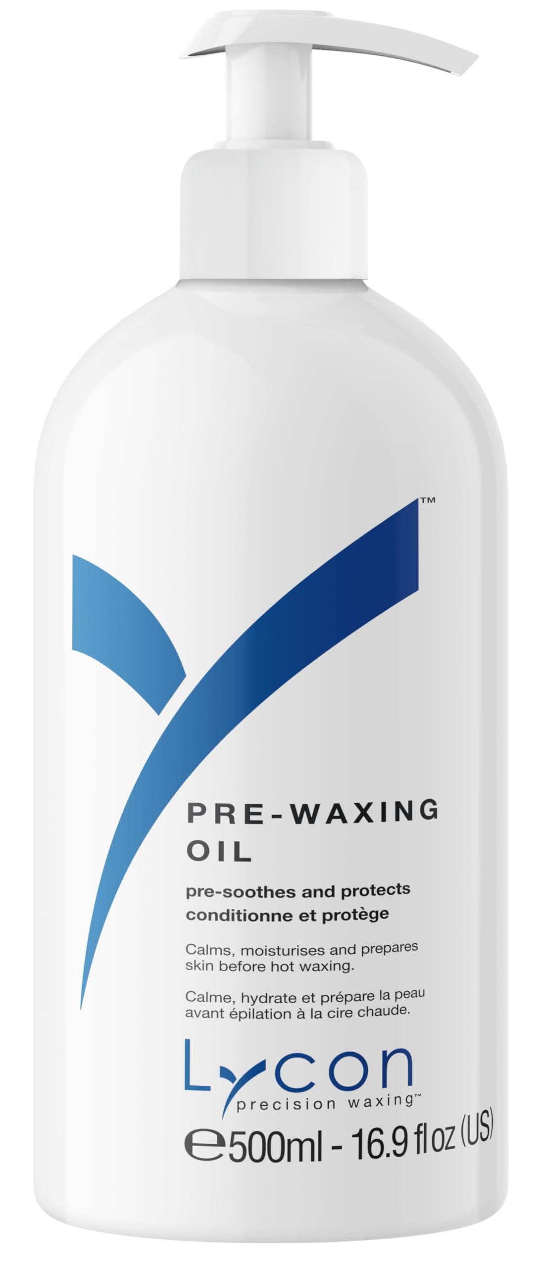 Pre-Wax Body Oil, Waxing Prep, Soothing, Made with Apricot Kernel Oil, Jasmine, and Chamomile, Pre-Wax for Home and Salon Use, 500ml