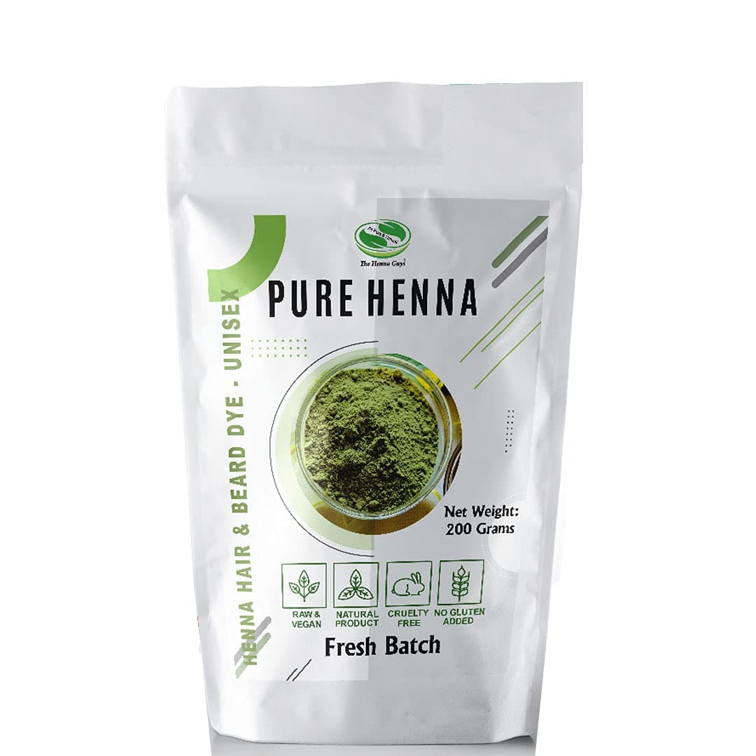 The Henna Guys 100% Pure and Natural Henna Powder for Hair Dye/Color, 200g